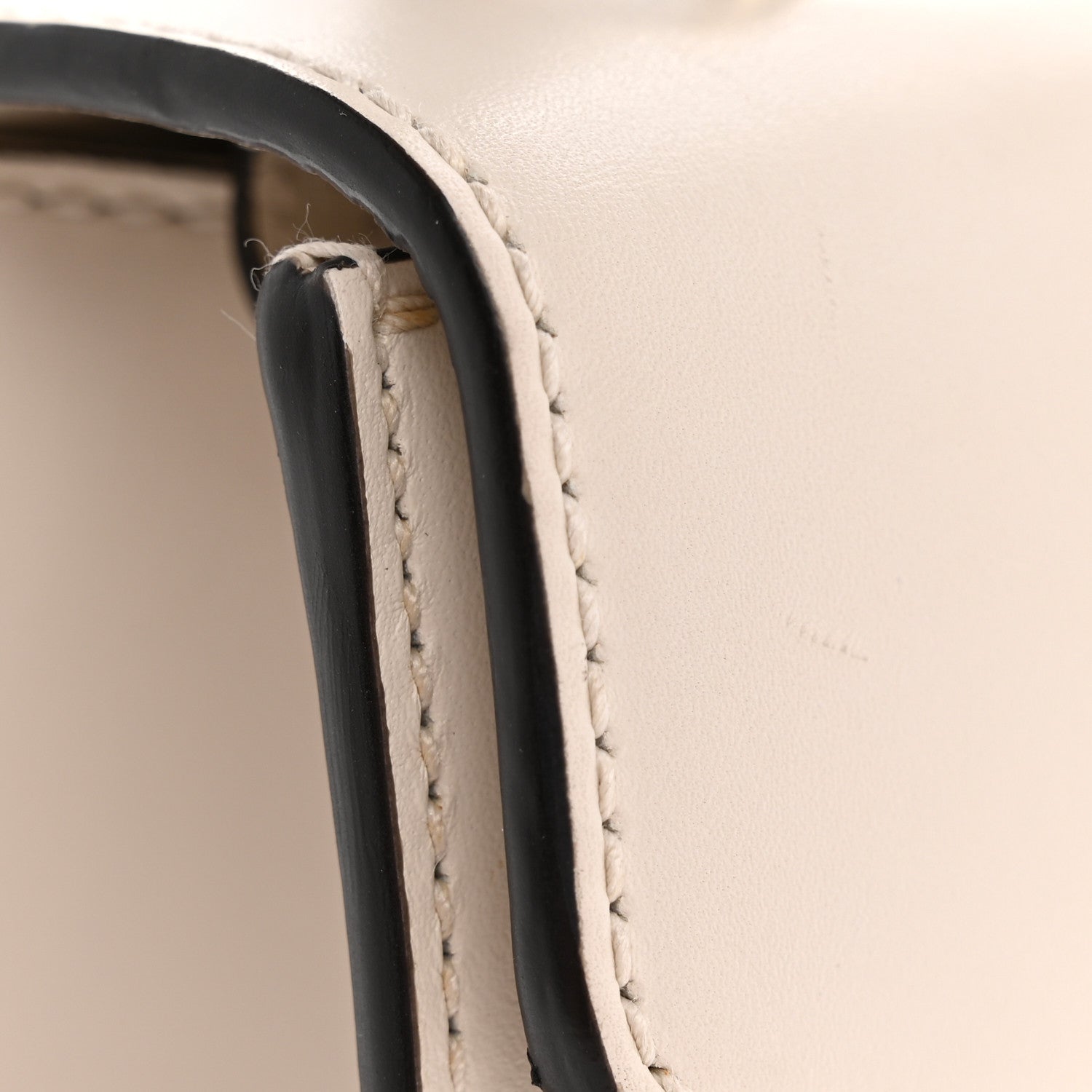 Calfskin Mini Sylvie Top Handle Bag White