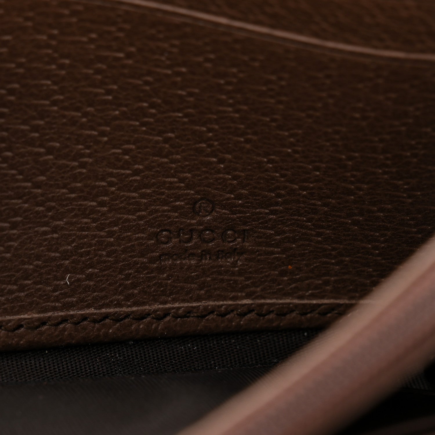 GG Supreme Monogram Web Ophidia Continental Wallet Brown