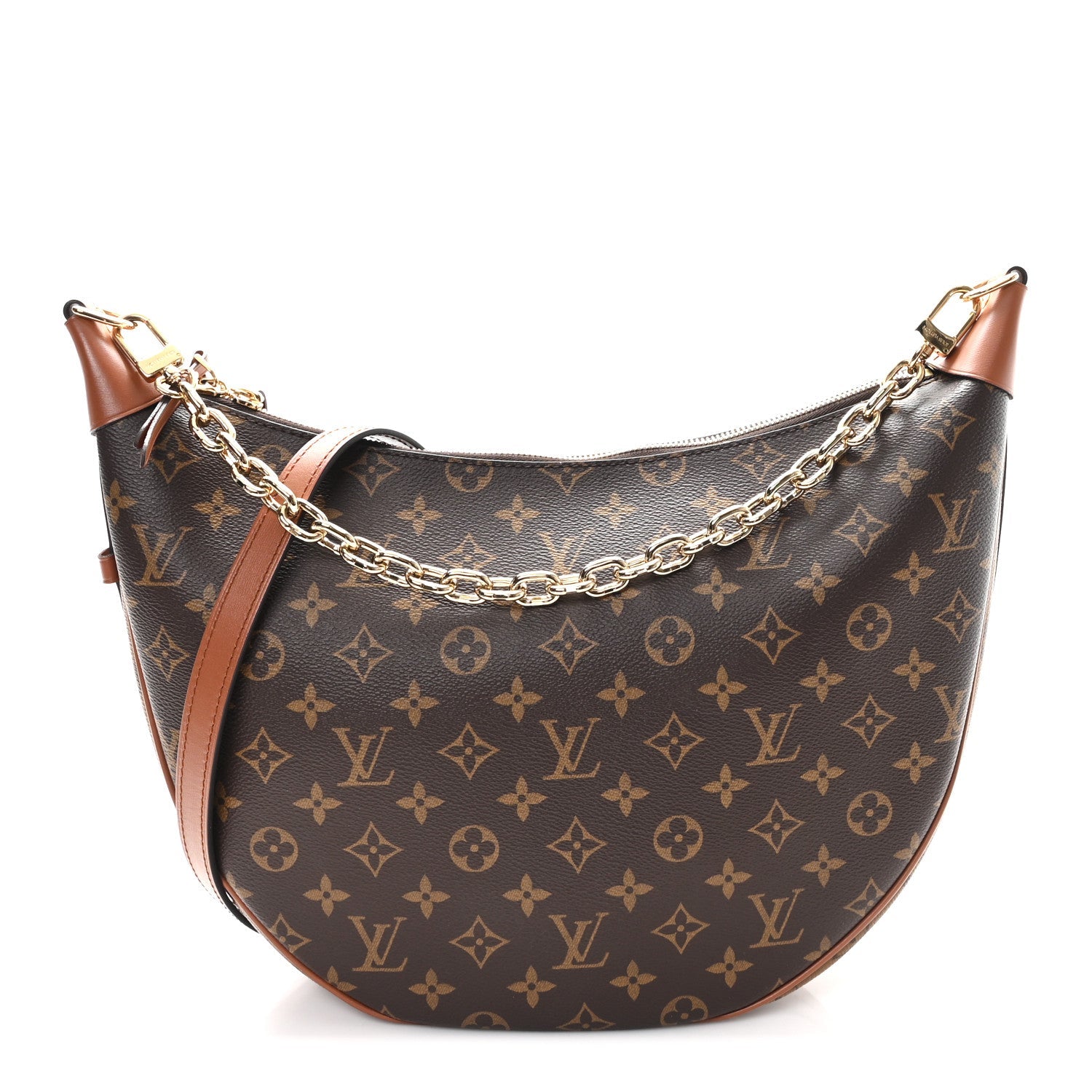 Reverse Monogram Loop Hobo