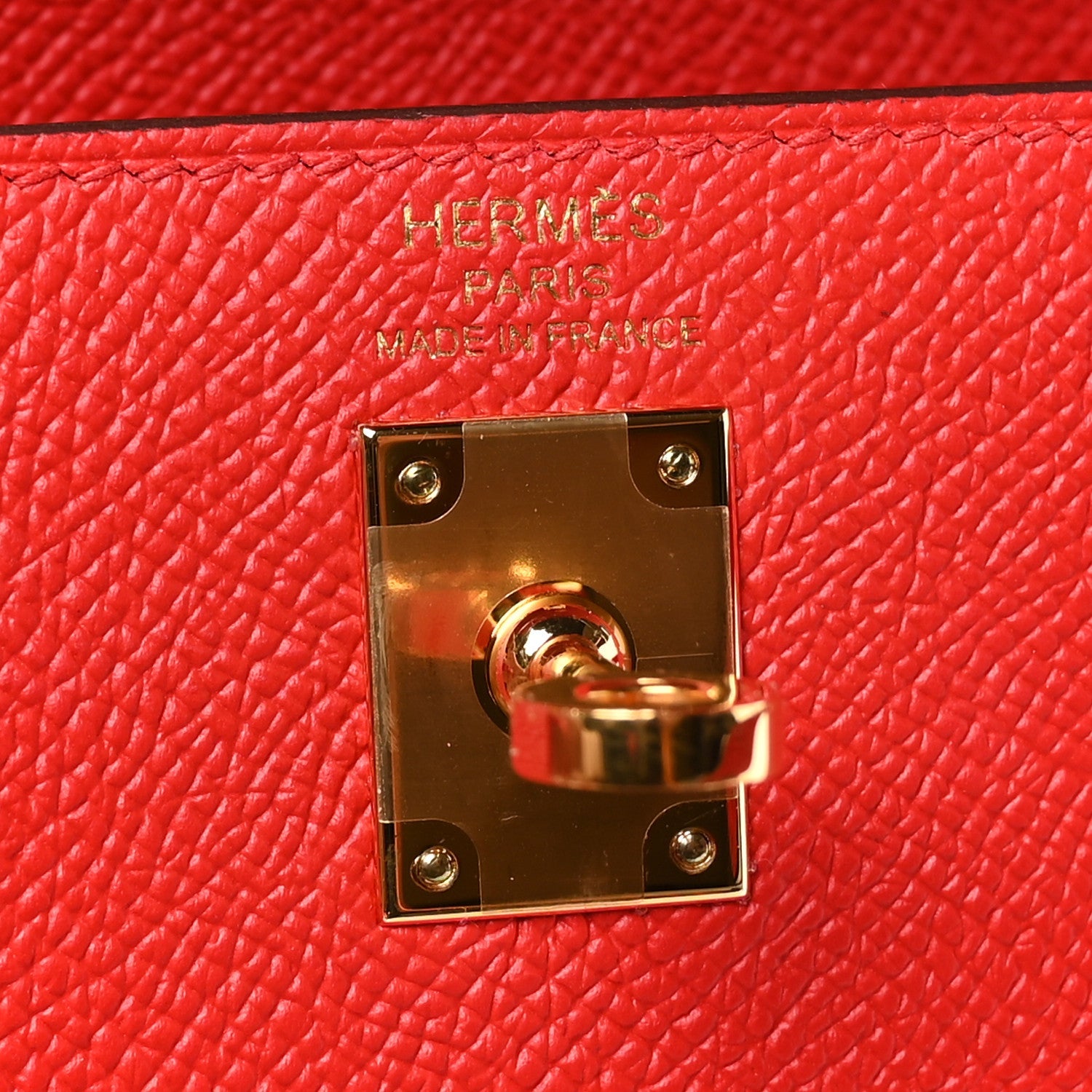 Epsom Kelly Sellier 25 Rouge De Coeur