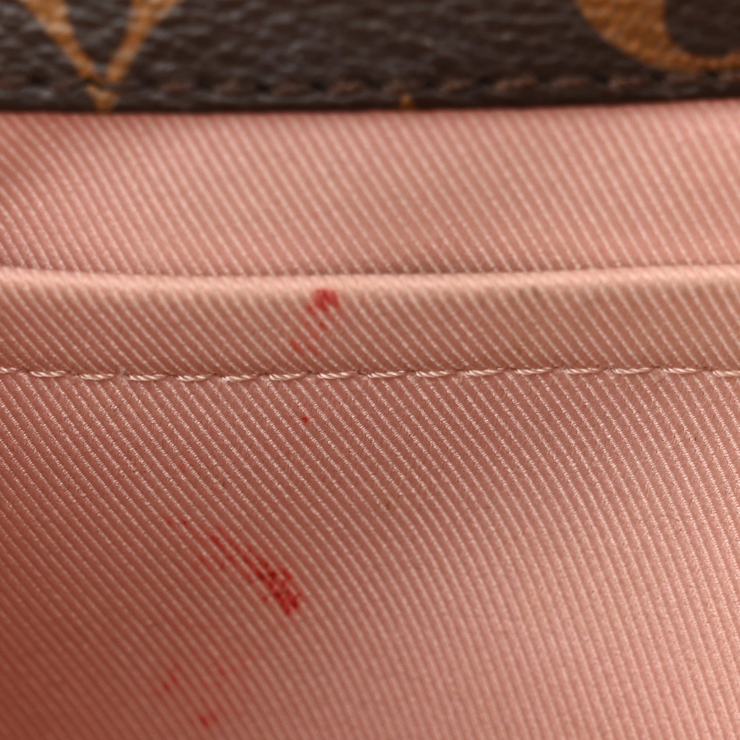 Patent Calfskin Monogram Cherrywood BB Rose Ballerine