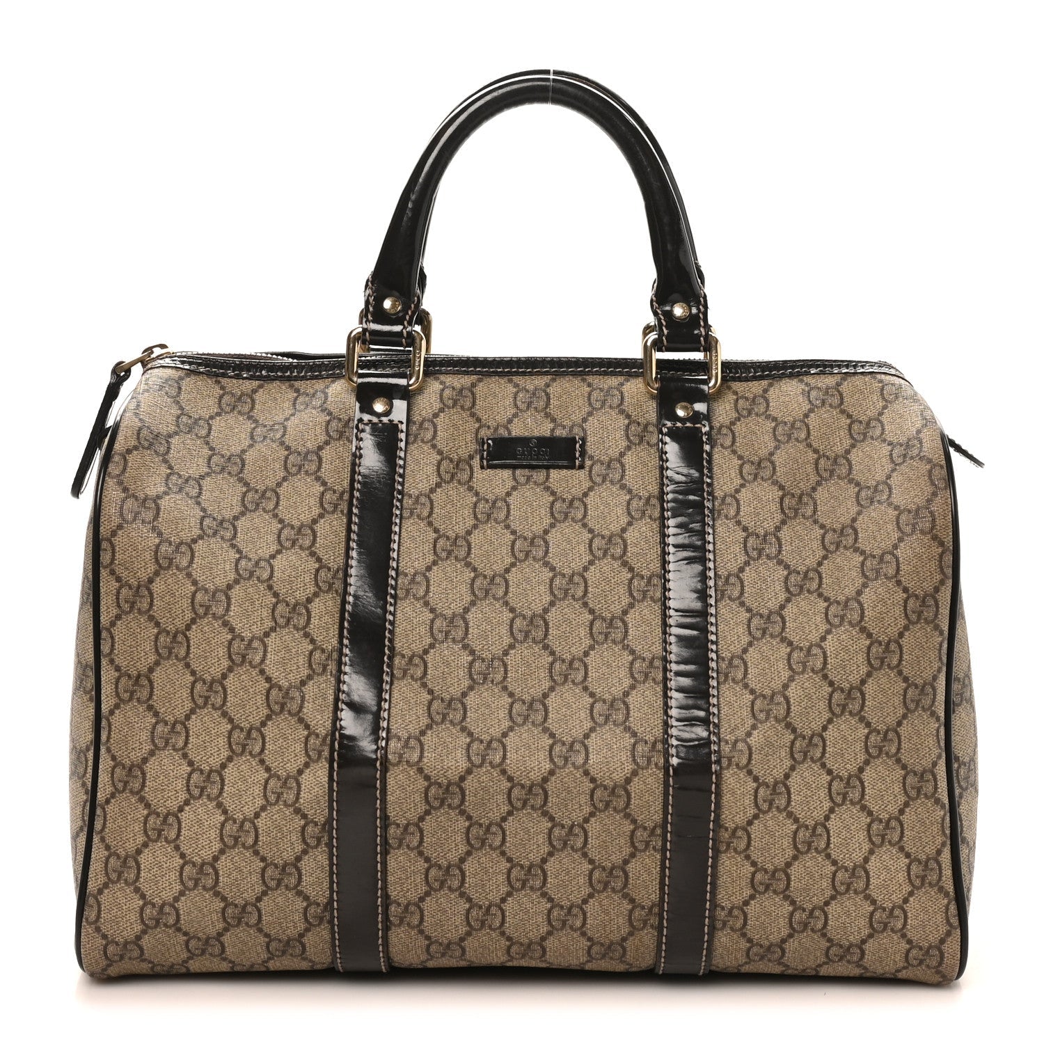 GG Plus Monogram Medium Joy Boston Dark Brown