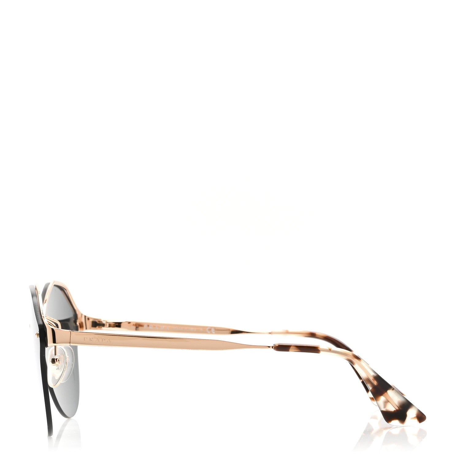 Rimless Sunglasses SPR 64T Violet Gold