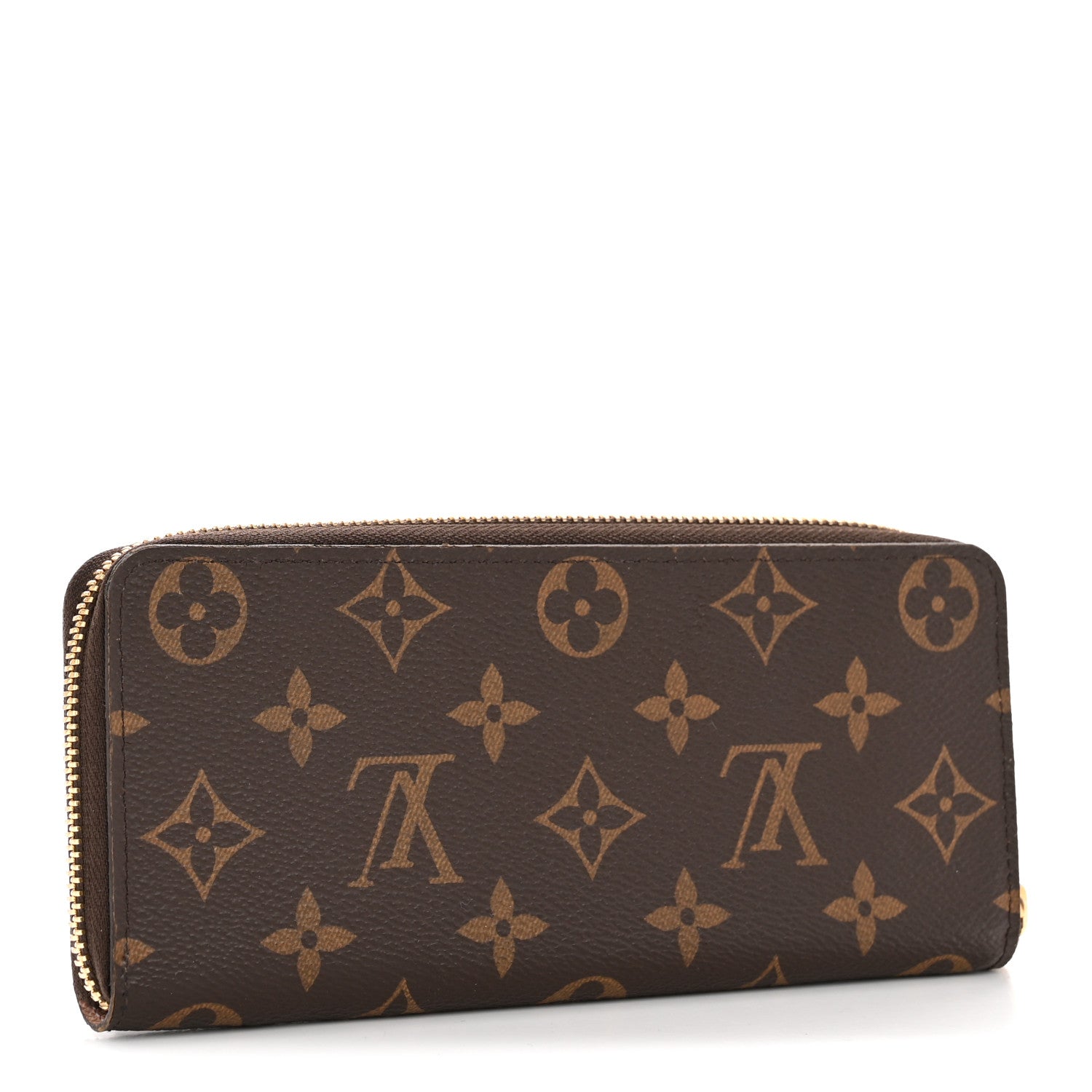 Monogram Clemence Wallet Rose Ballerine