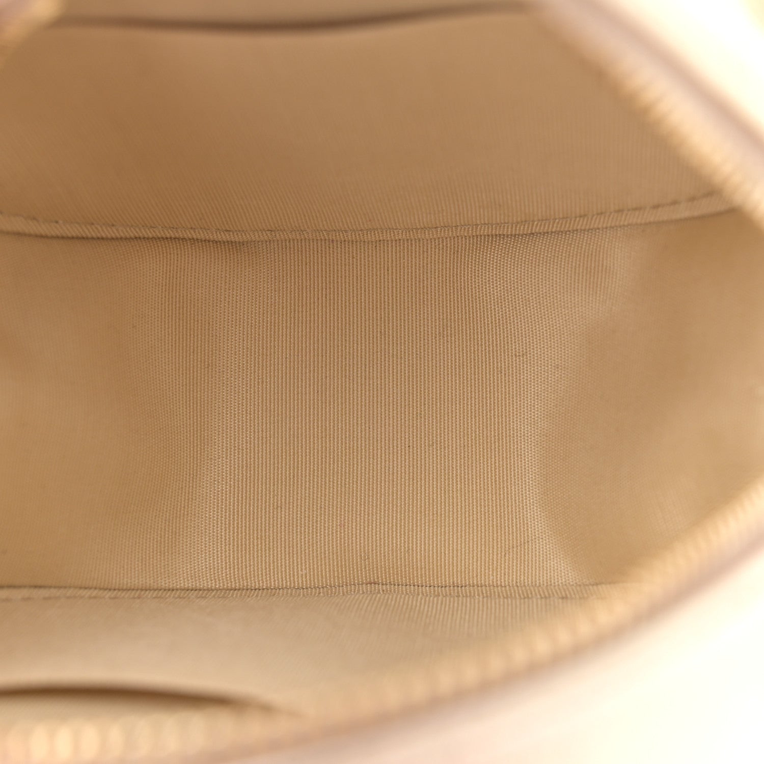 Metallic Lambskin Quilted Chanel 19 Round Clutch With Chain Gold