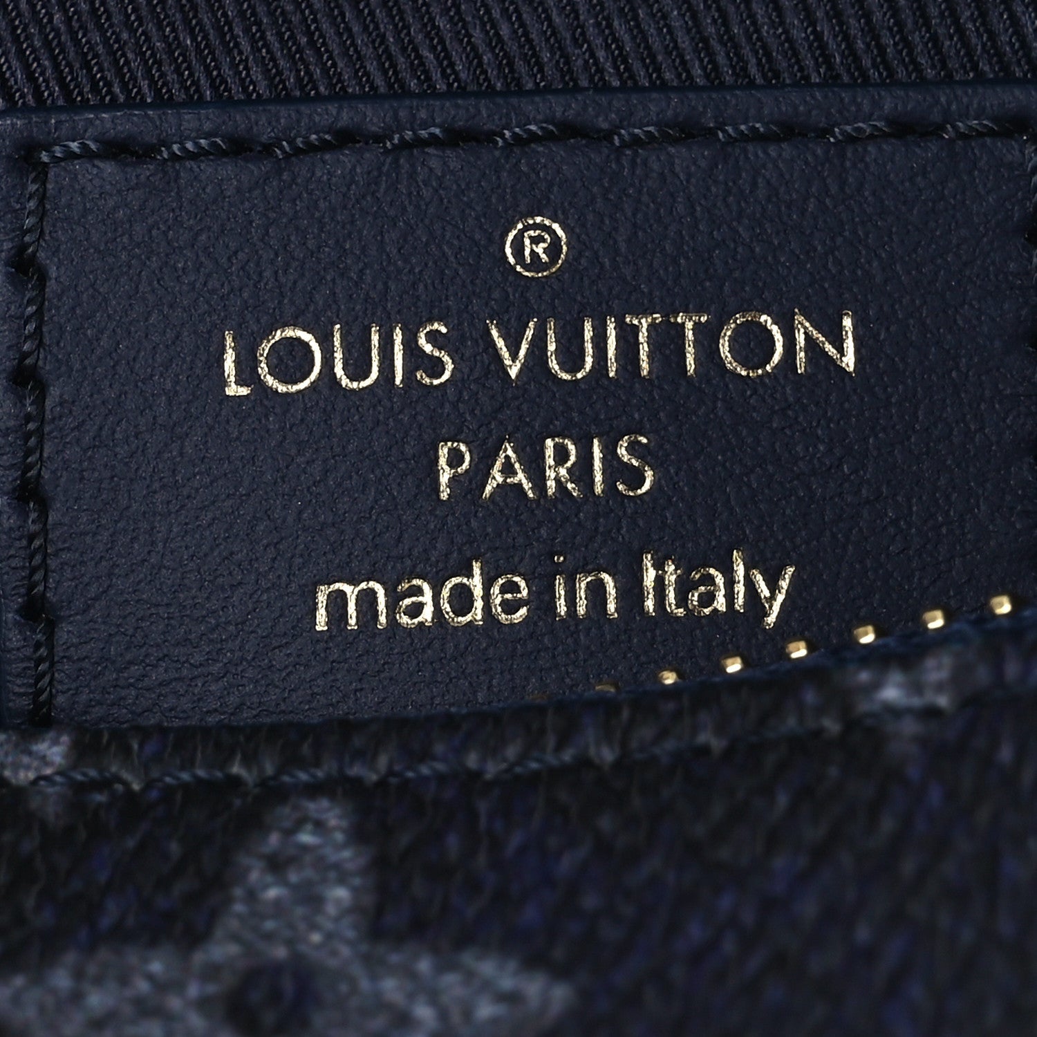 Monogram Bleach Mini Soft Trunk Ink Blue