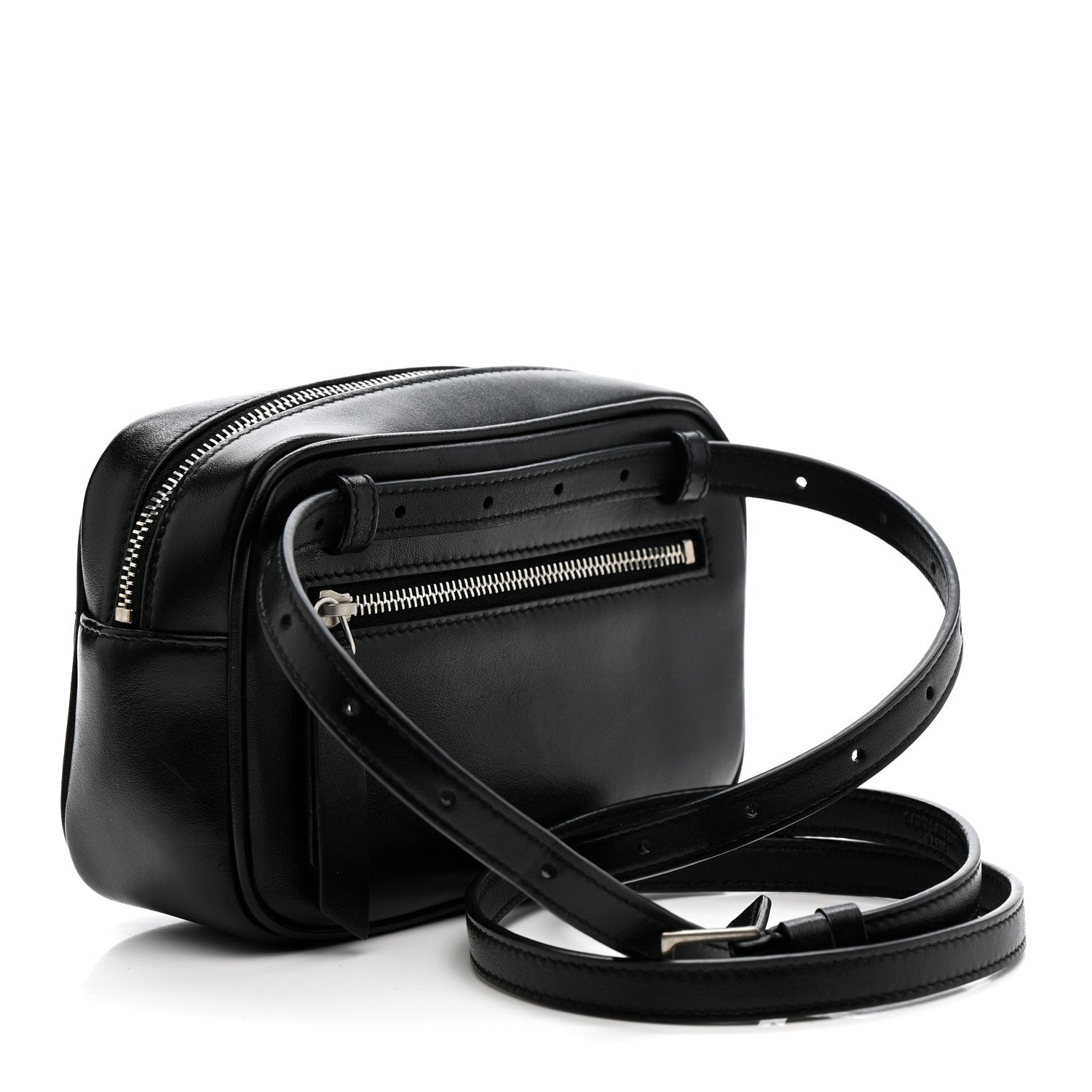 Calfskin Matelasse Monogram Lou Belt Bag Black