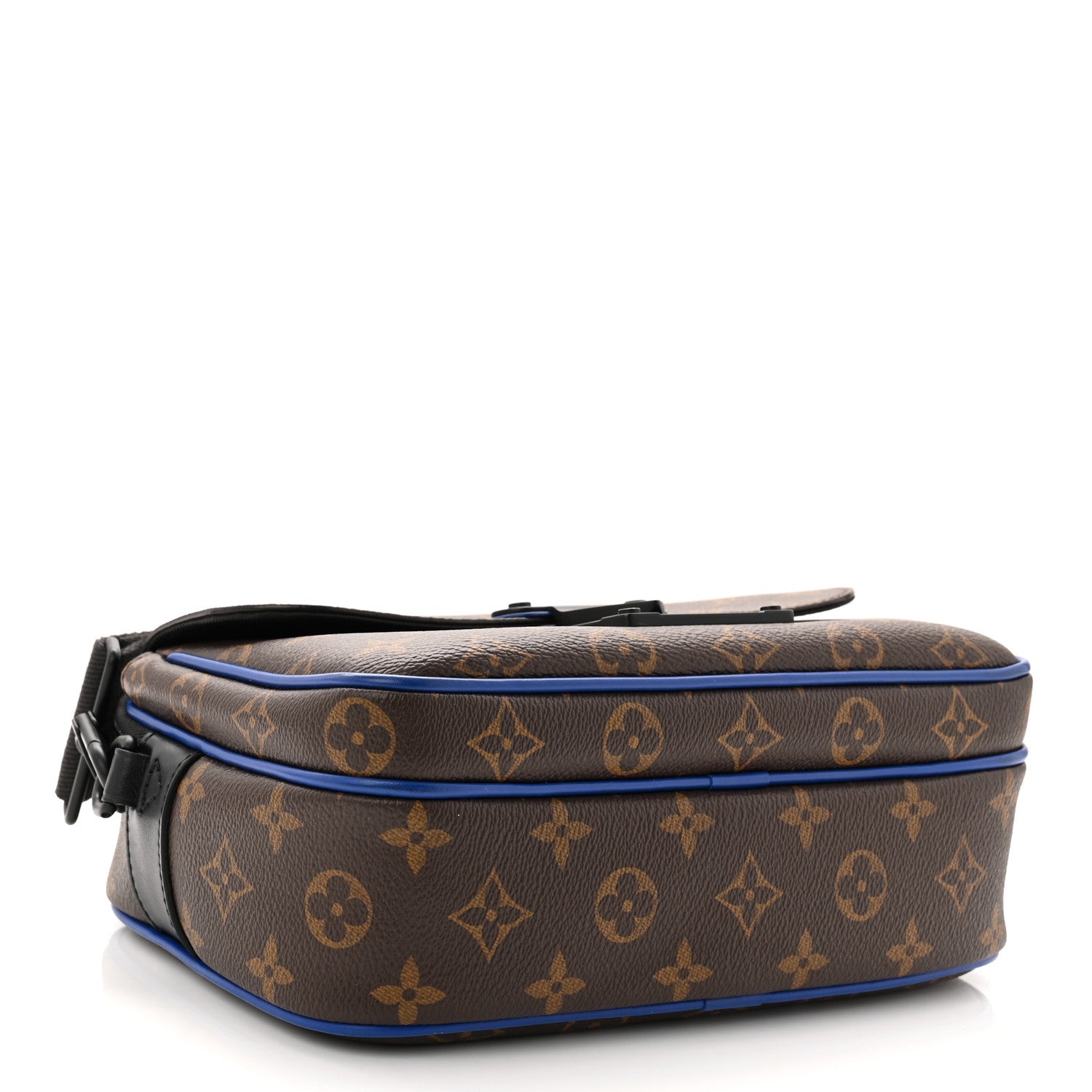 Monogram Macassar S Lock Messenger Blue