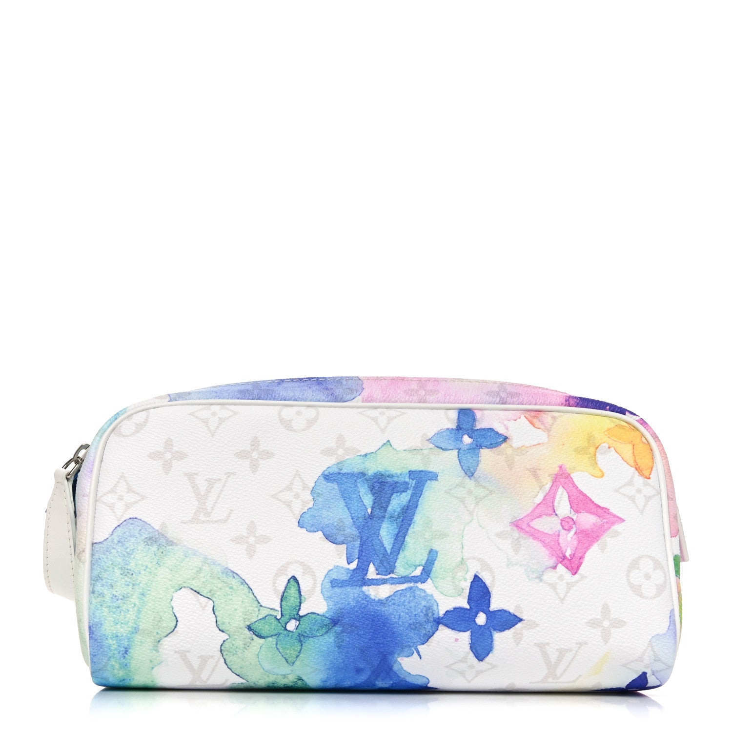 Monogram Watercolor Dopp Kit Toilet Pouch Multicolor