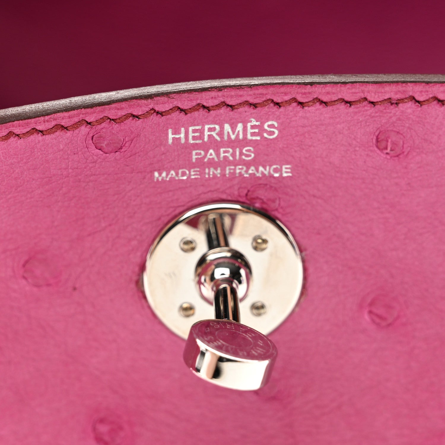Ostrich Mini Lindy 20 Fuchsia