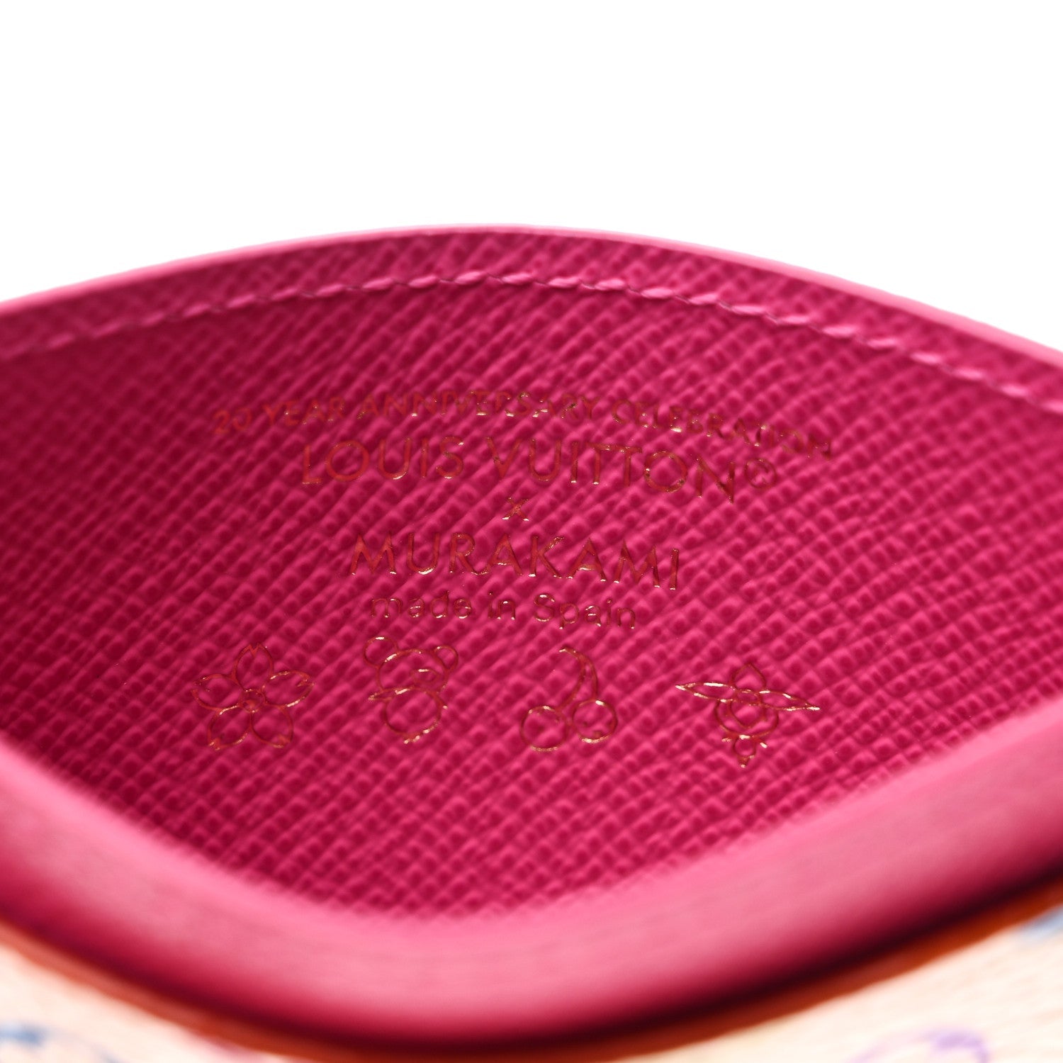 LV X TM Monogram Multicolor Card Holder Kawaii Pink