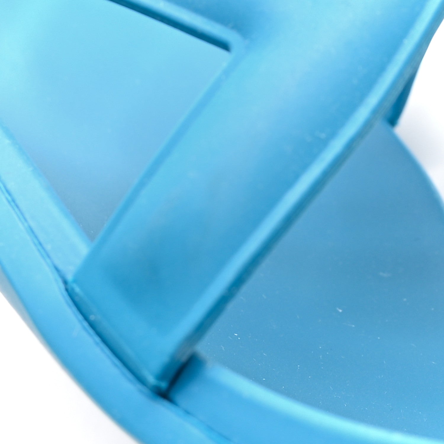 Rubber Aloha Sandals 38 Bleu Vif