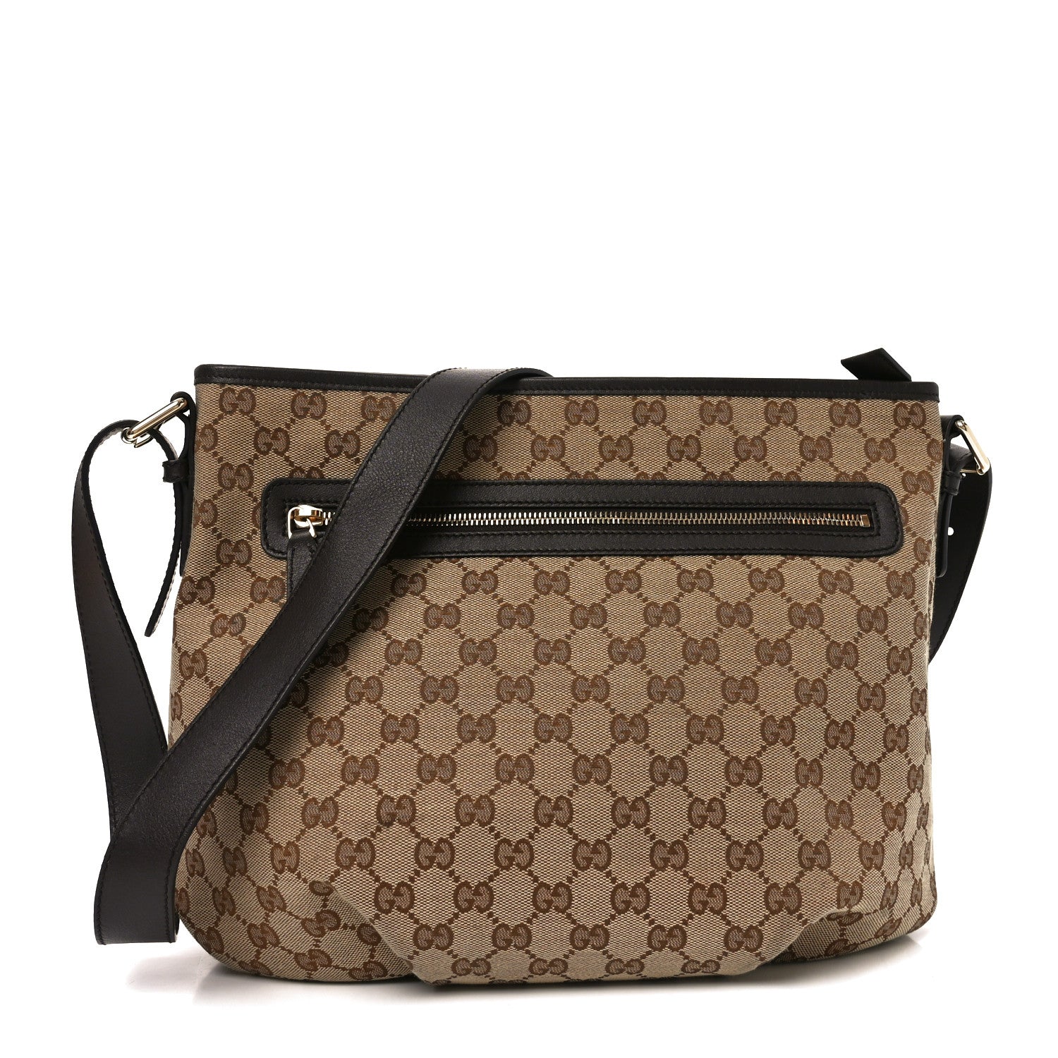 Monogram Messenger Bag Dark Brown