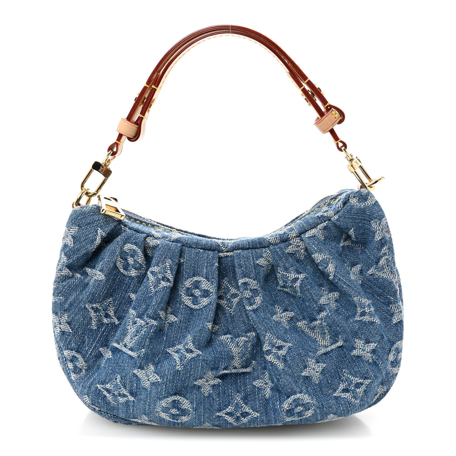 Monogram Denim Pochette Valley Blue