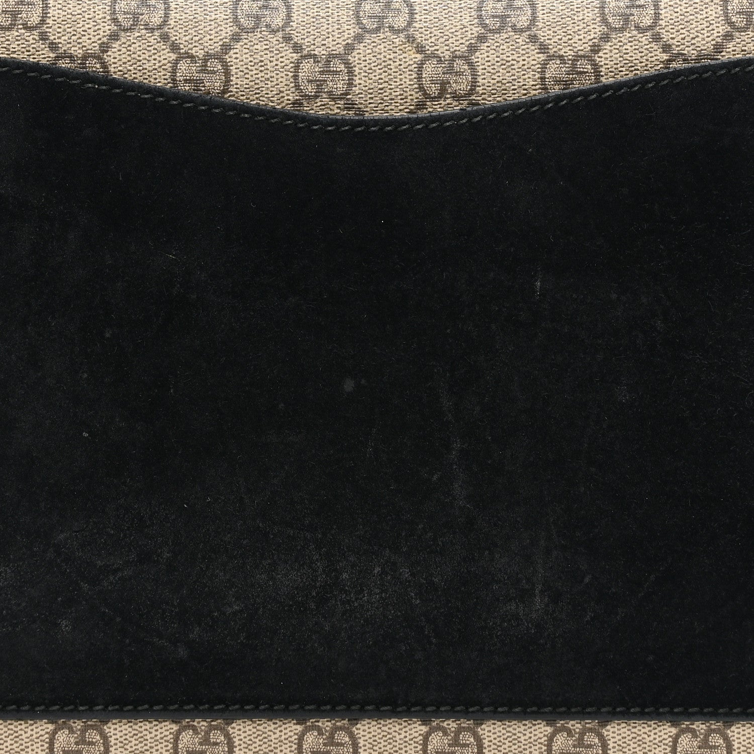 GG Supreme Monogram Medium Dionysus Shoulder Bag Black
