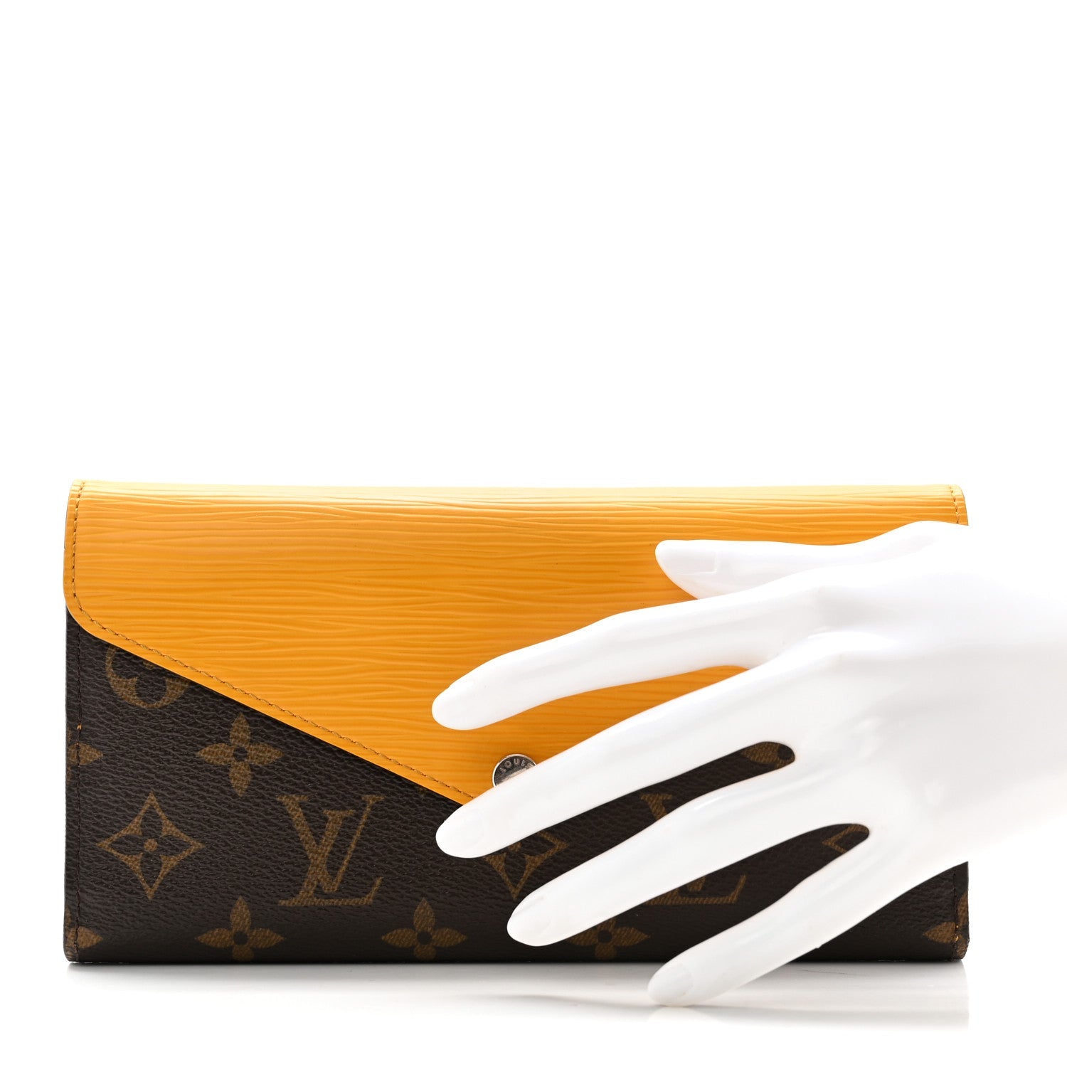 Monogram Epi Marie-Lou Long Wallet Citron