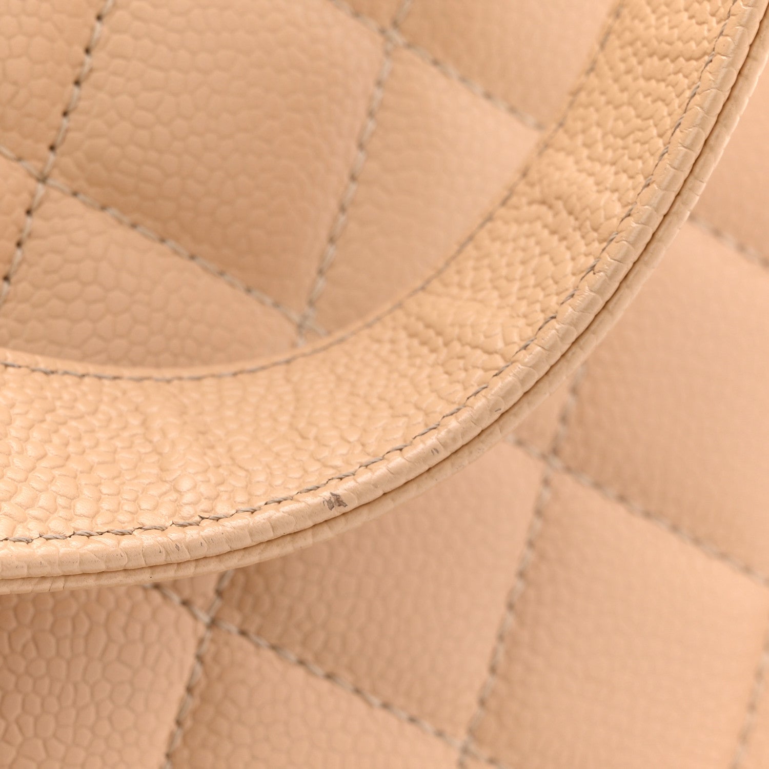 Caviar Quilted Grand Shopping Tote GST Beige Clair