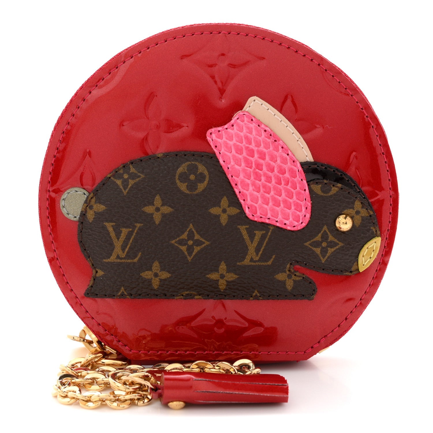 Vernis Animania Lapin Bunny Round Coin Purse Pomme D'Amour