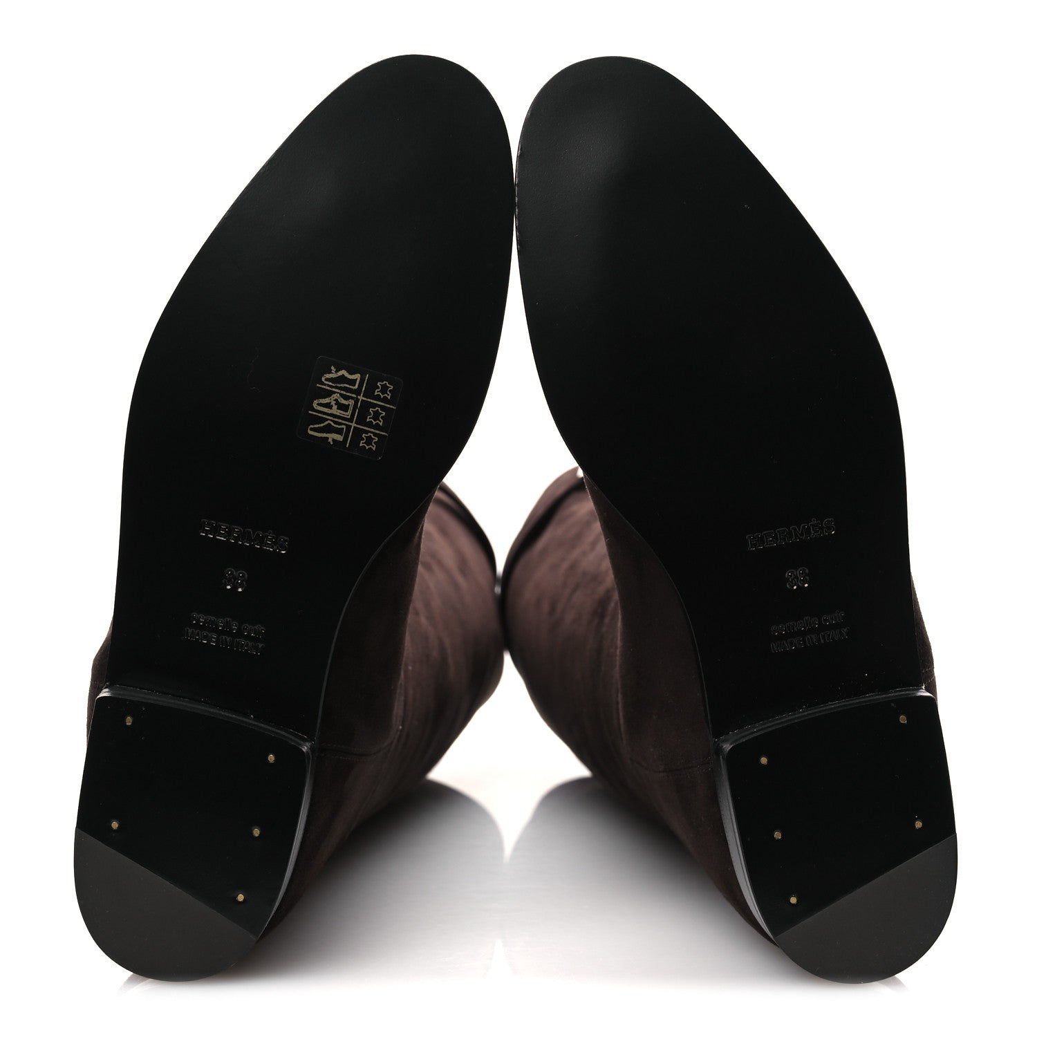 Suede Kelly Jumping Boots 38 Marron Ebene