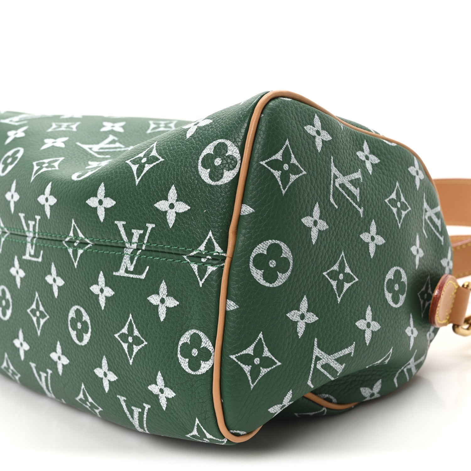 Calfskin Monogram Speedy P9 Bandouliere 25 Green