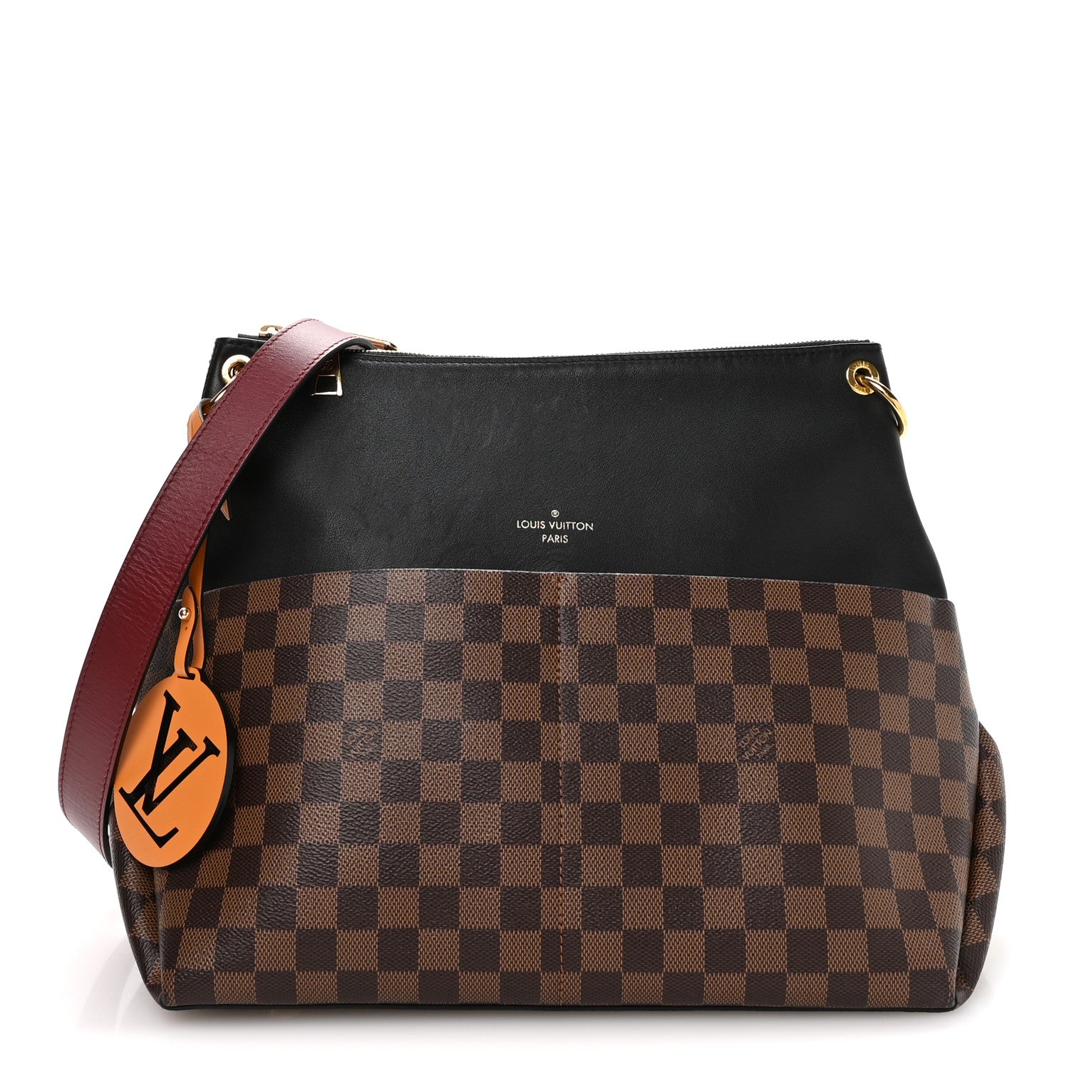 Damier Ebene Calfskin Maida Black