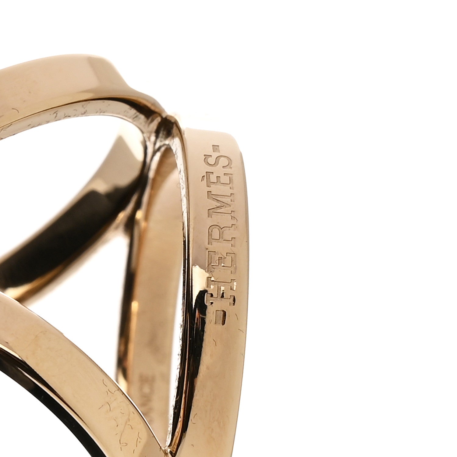 Permabrass Trio Scarf Ring