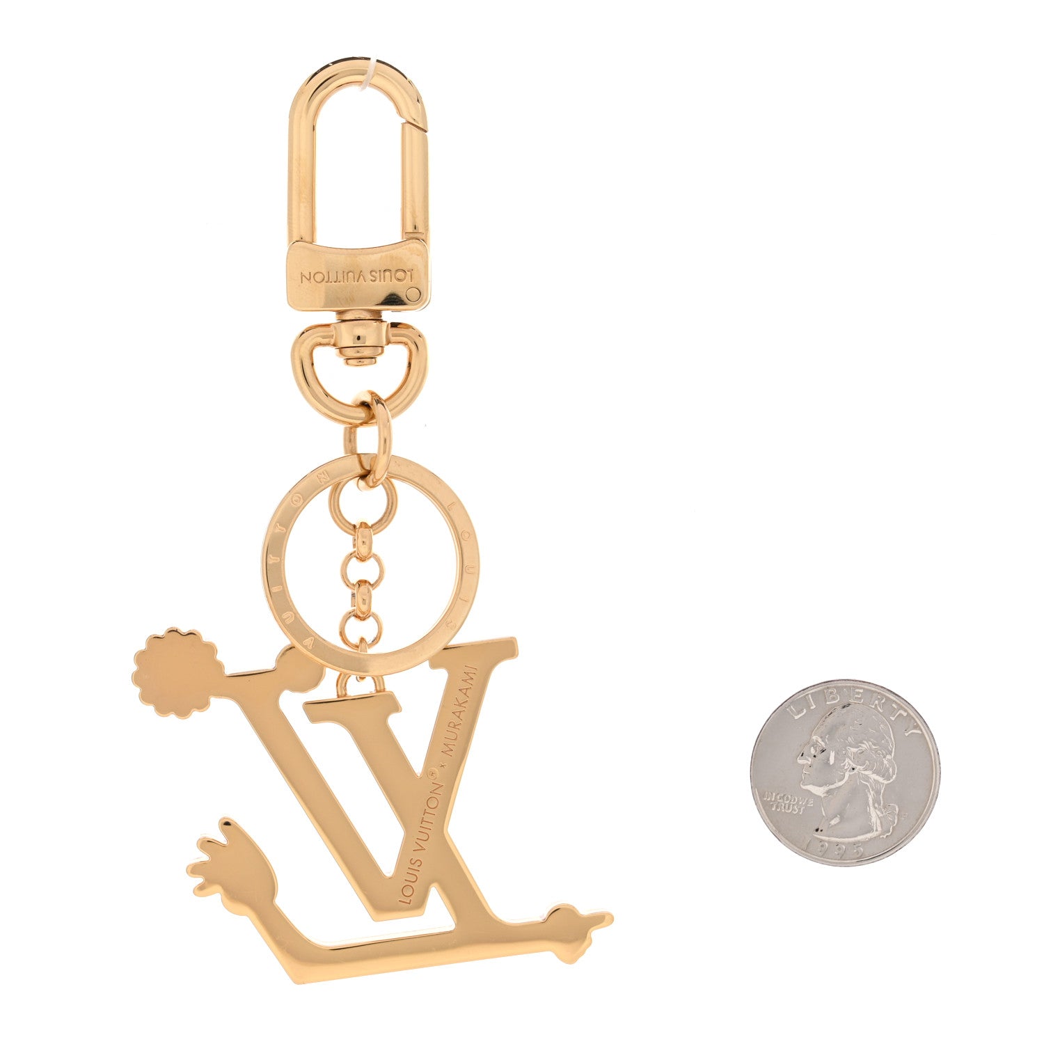 LV X TM Iconic Superflat Bag Charm Key Holder Multicolor