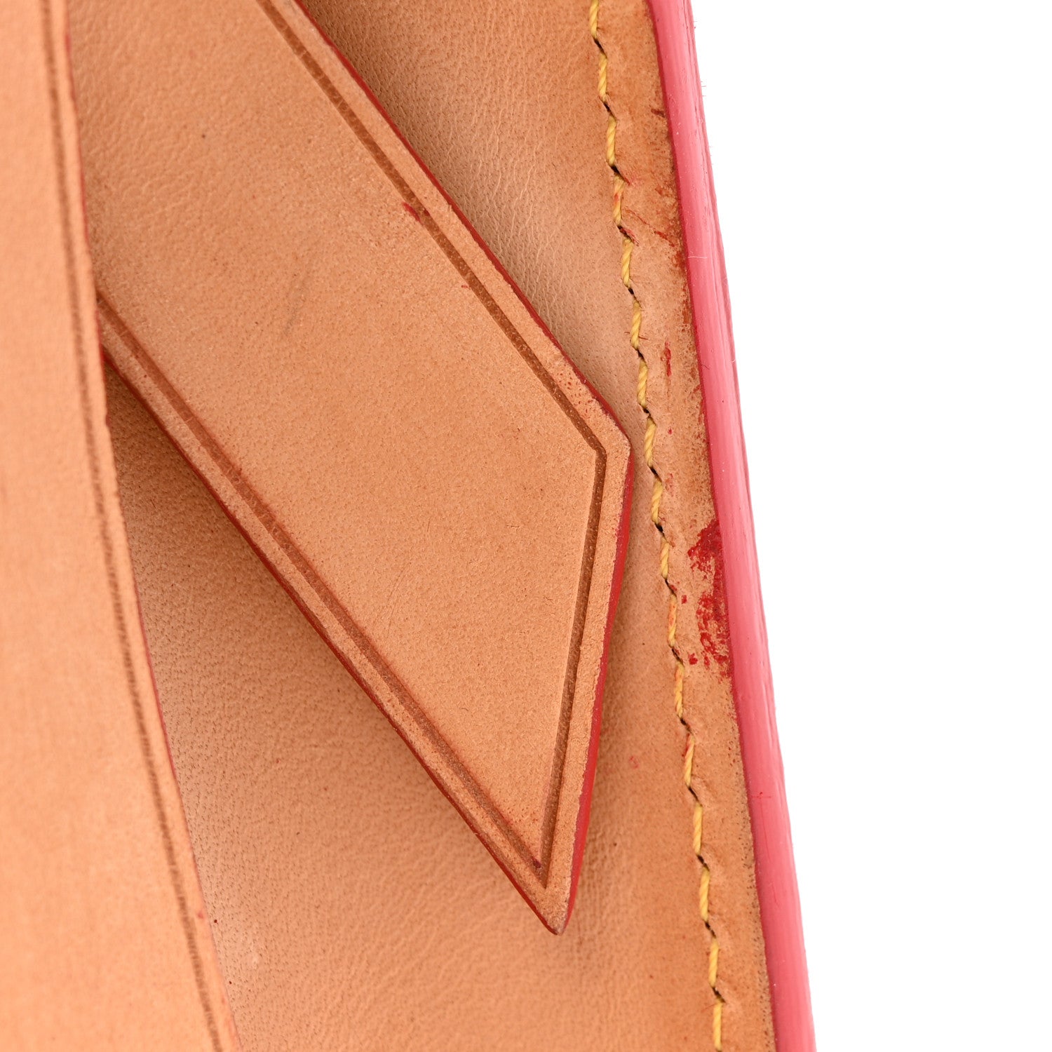 Monogram Calf Hair Spikes Iconoclasts Christian Louboutin Tote Red