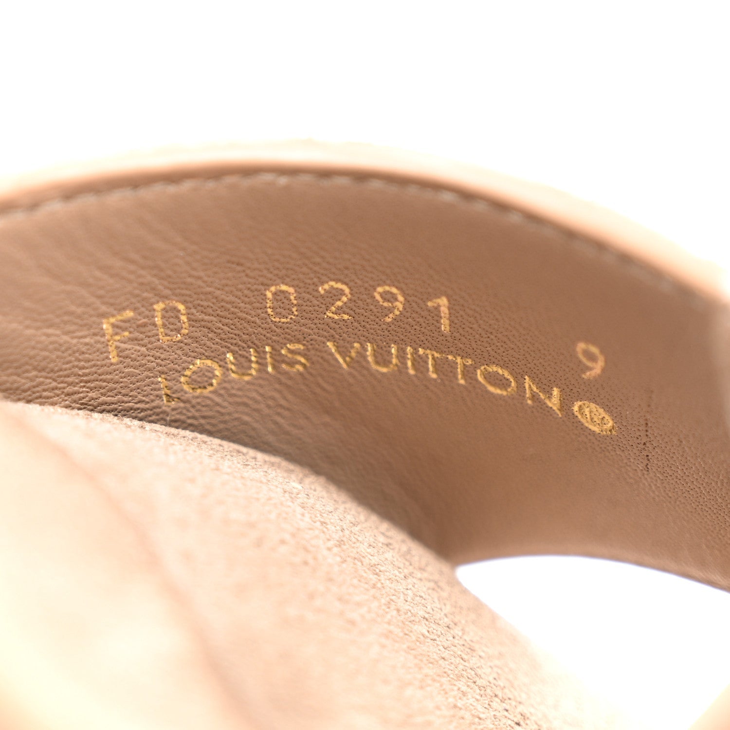 Monogram Fur LV Easy Mens Mules 9 Brown