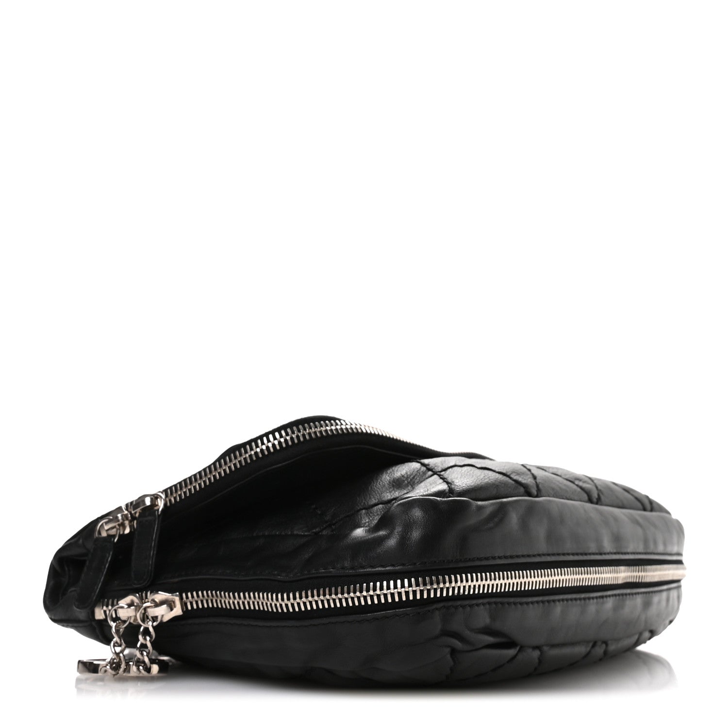 Calfskin Expandable Flap Black