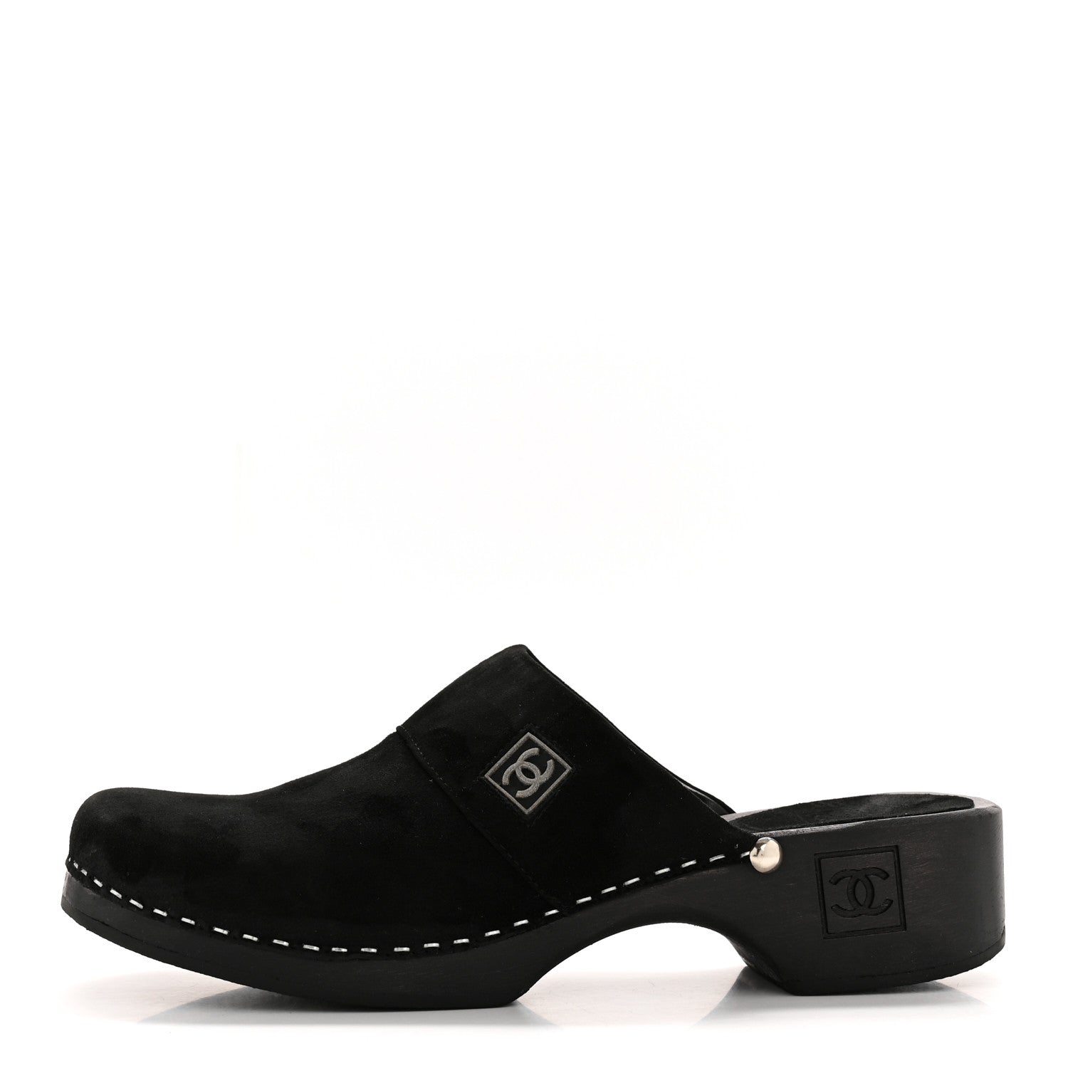 Suede CC Clogs 37 Black