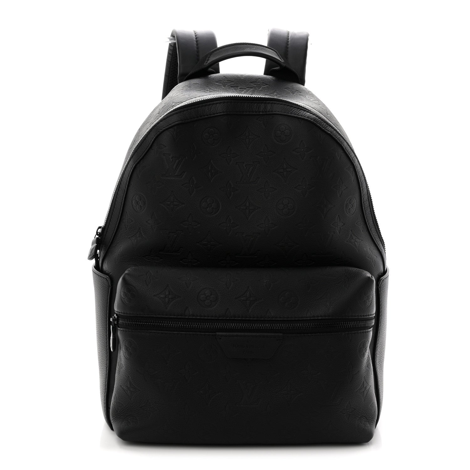 Calfskin Monogram Shadow Discovery Backpack  Black