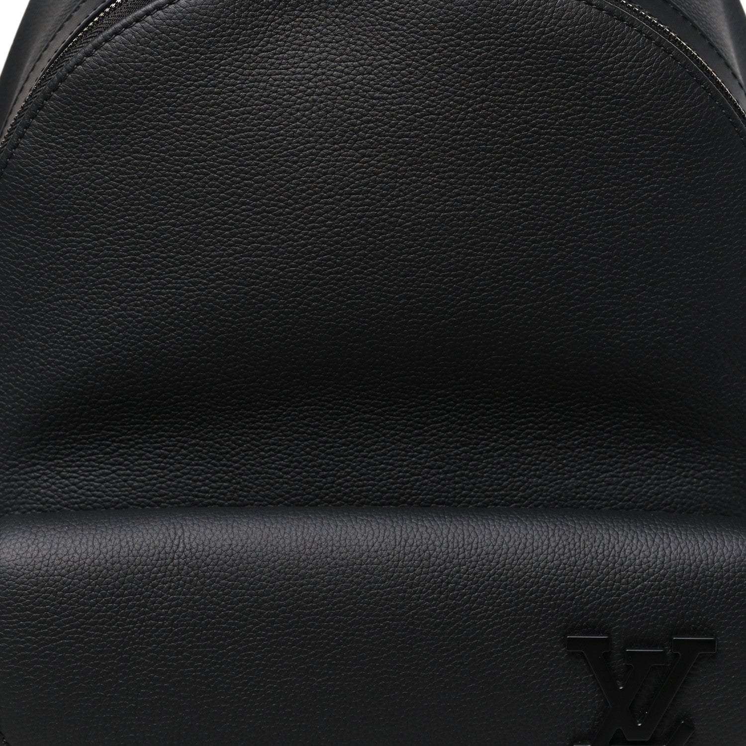 Grained Calfskin Aerogram Takeoff Backpack Black