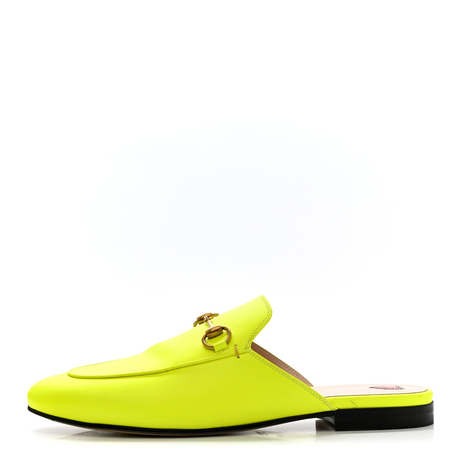 Malaga Kid Womens Princetown Slippers 38 Yellow Fluo
