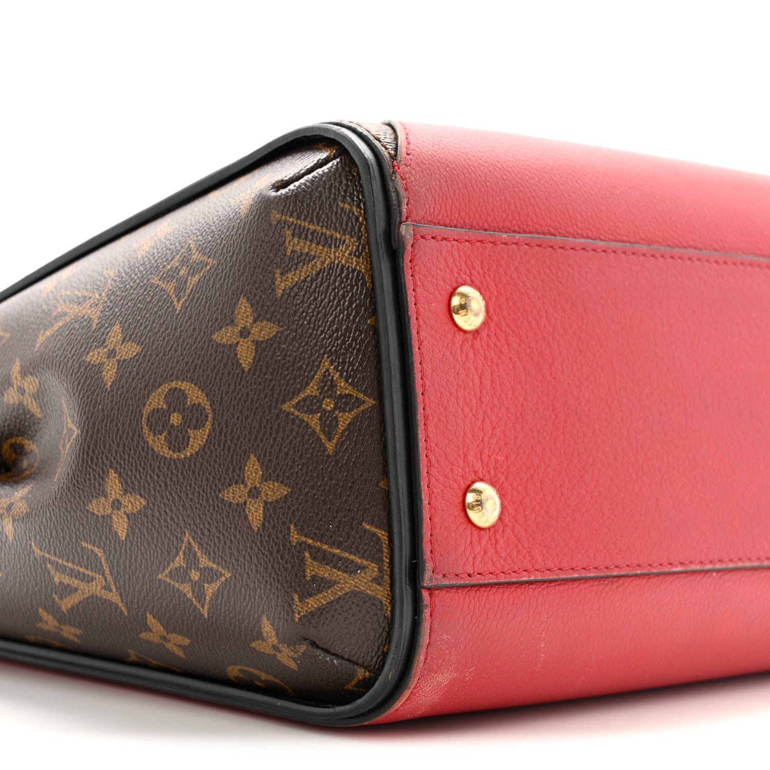 Calfskin Monogram Kimono Tote Cherry