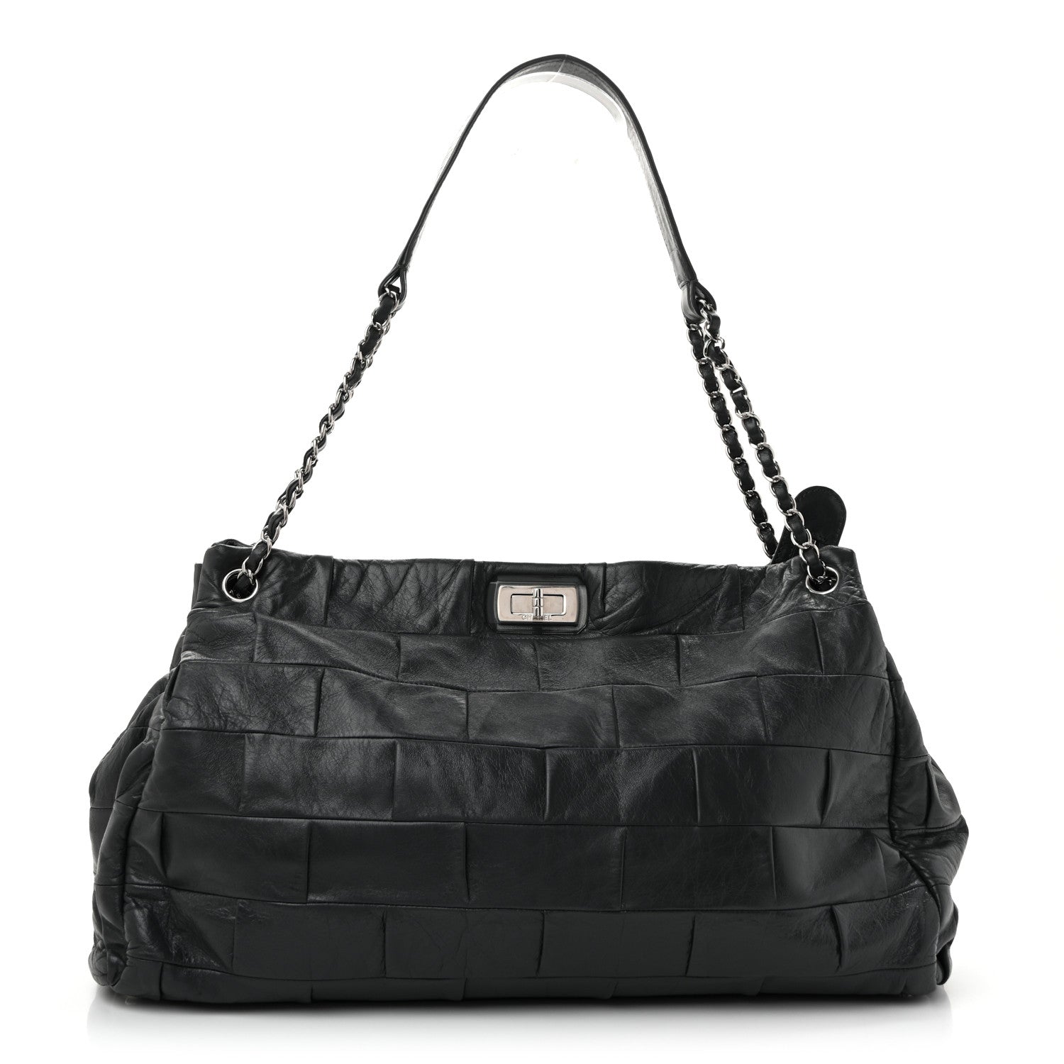 Lambskin Igloo Shoulder Bag Dark Grey