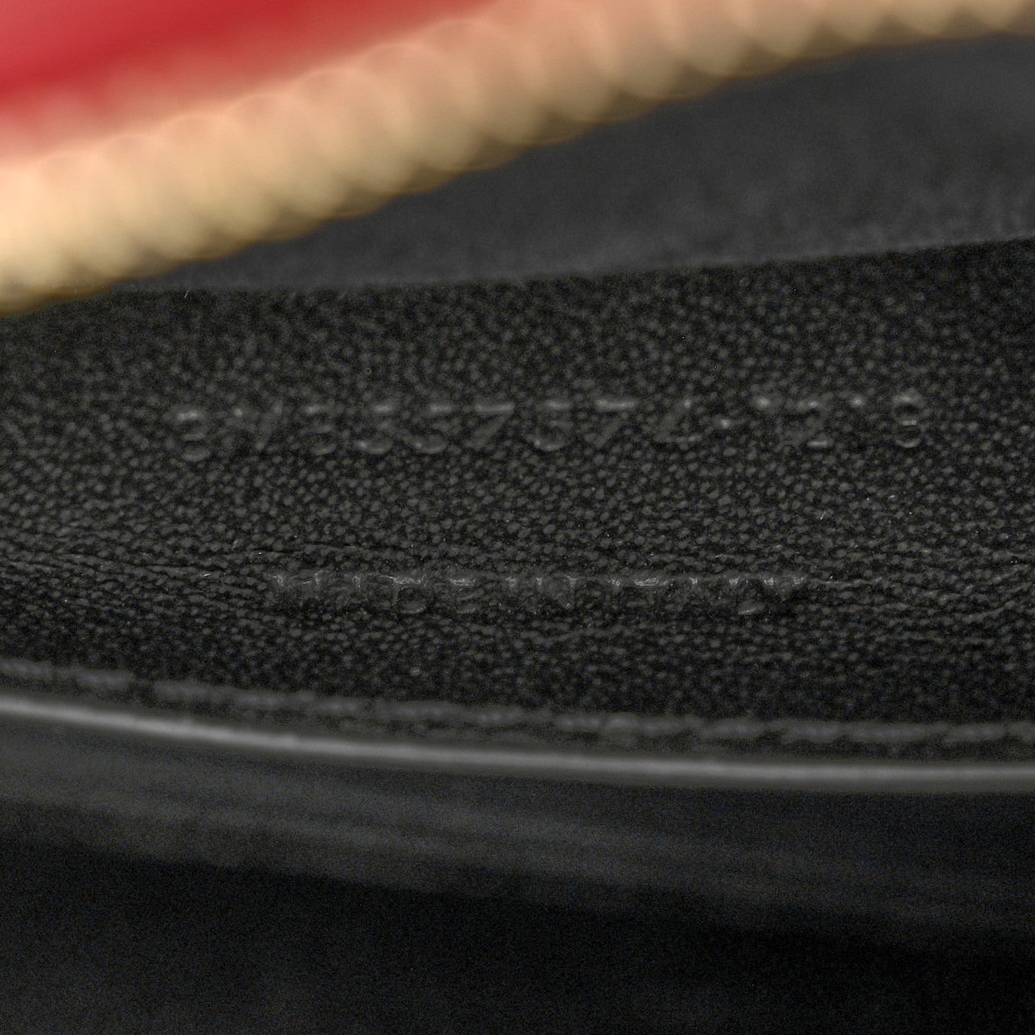 Lambskin Matelasse Vicky Monogram Belt Bag Eros Red