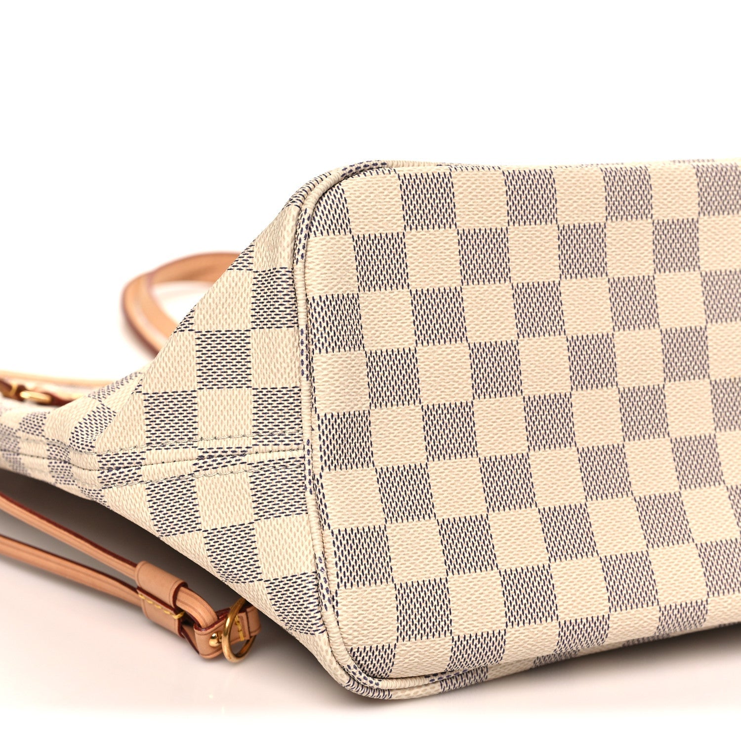Damier Azur Neo Neverfull MM Rose Ballerine