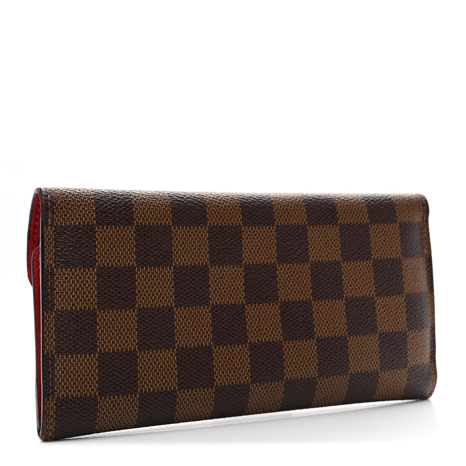 Damier Ebene Josephine Wallet Red
