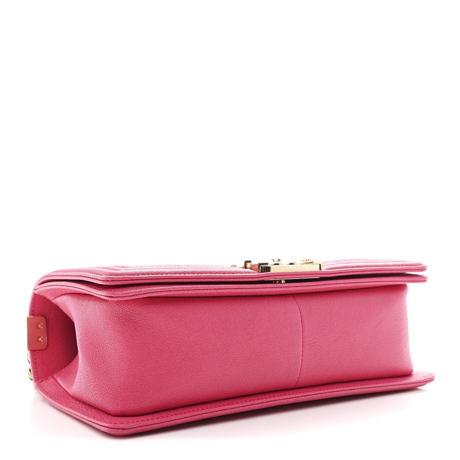 Caviar Quilted Medium Boy Flap Pink