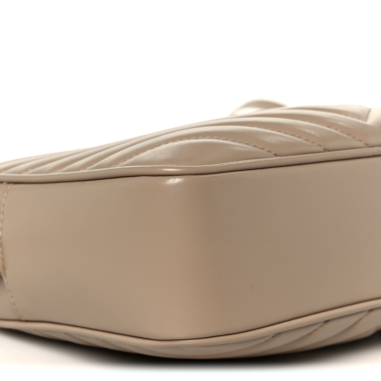 Calfskin Matelasse Monogram Lou Camera Bag Dark Beige