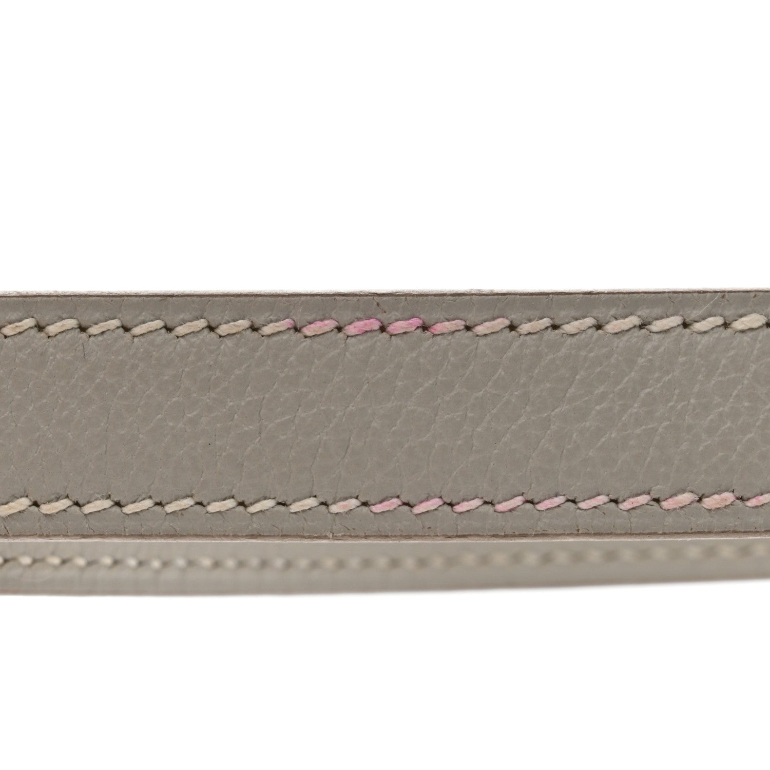 Togo Kelly Shoulder Strap Gris Perle