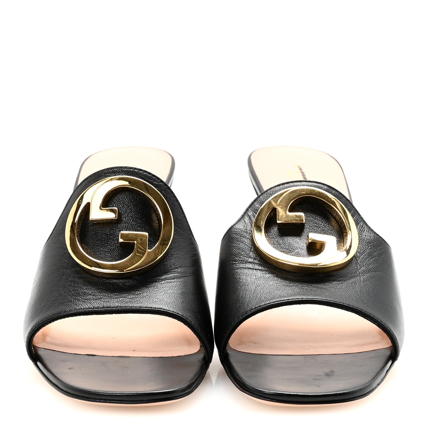 Malaga Kid Blondie 65mm Slide Sandals 38 Black