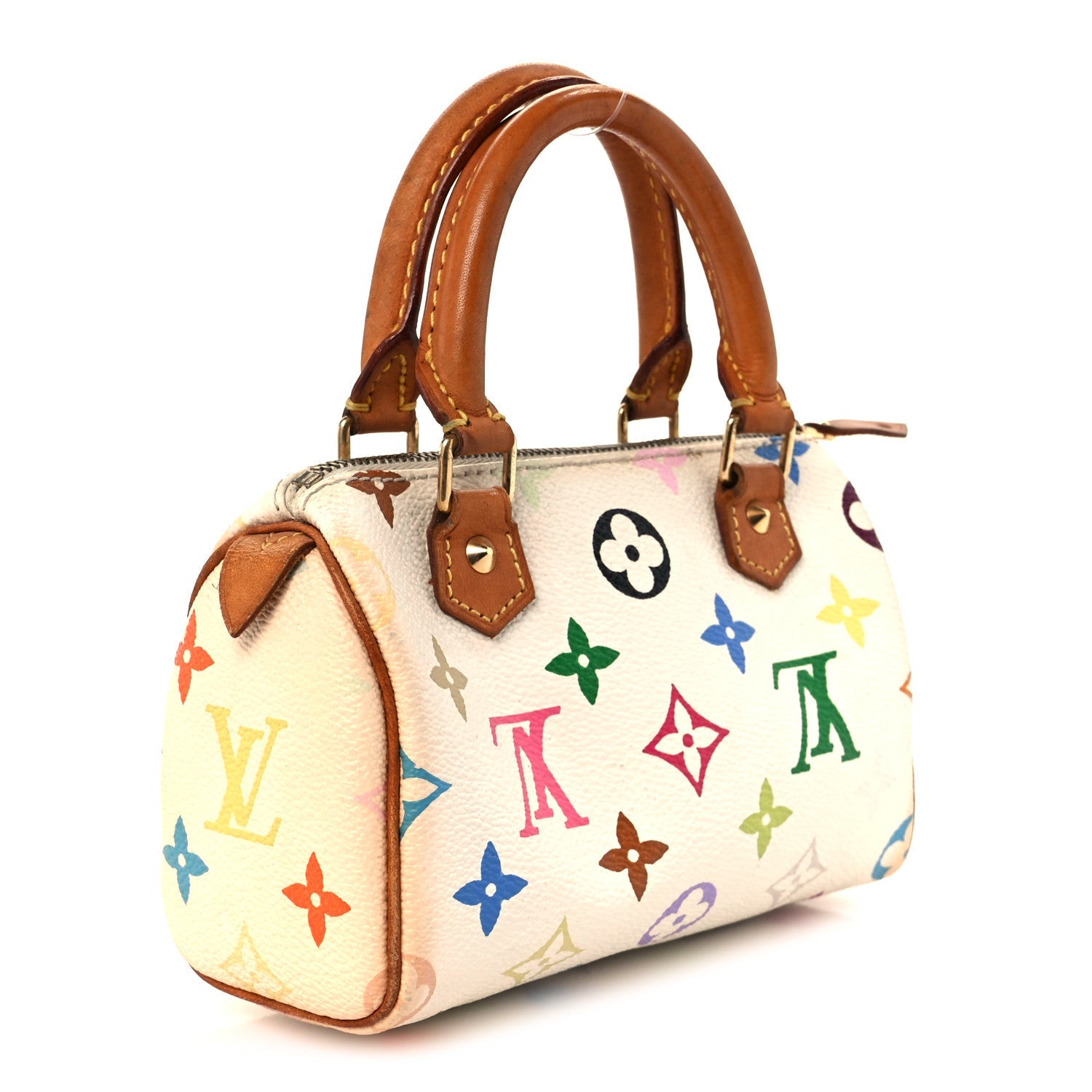 Monogram Multicolor Mini Sac HL Speedy White