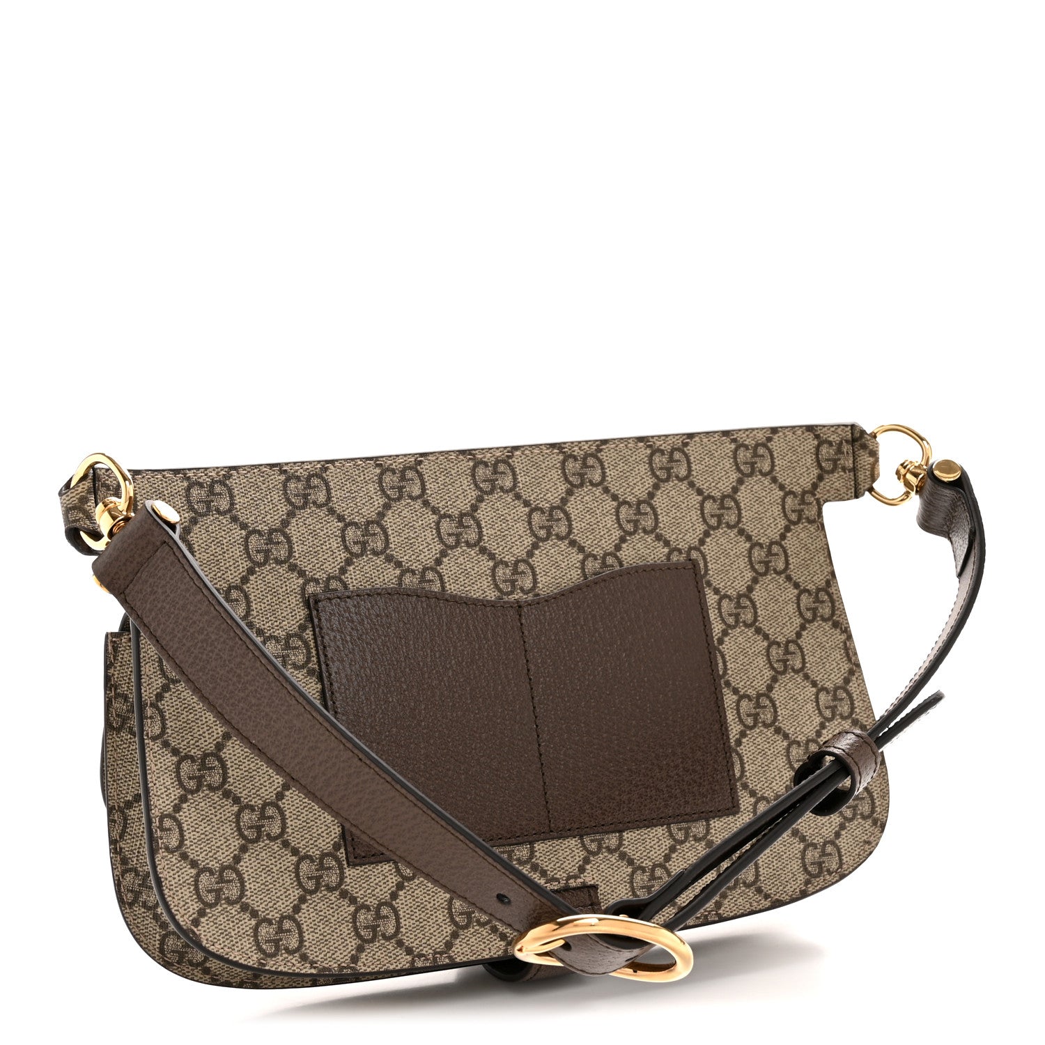 GG Supreme Monogram Textured Dollar Calfskin Blondie Belt Bag Beige Ebony New Acero