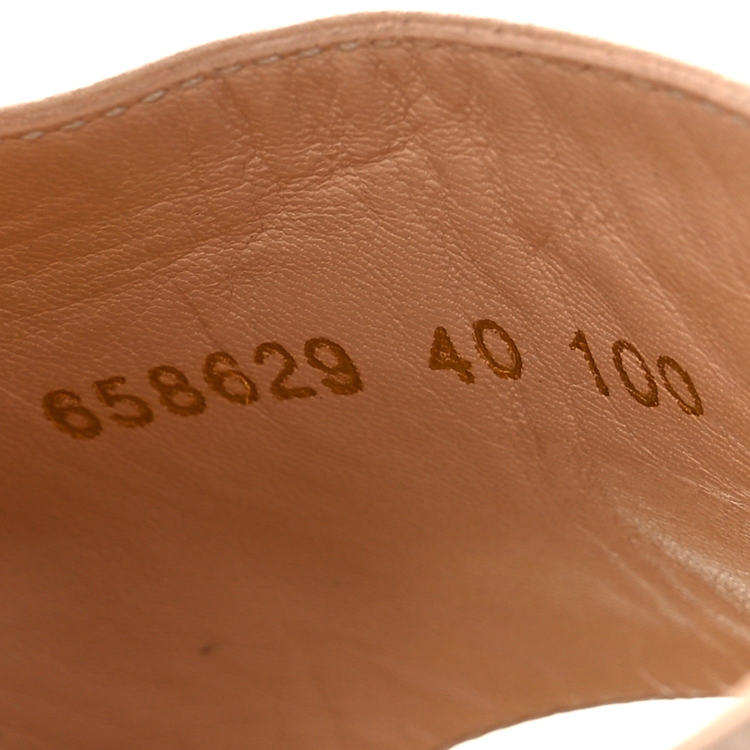 Malaga Kid Lifford Calfskin GG Espadrille Wedge Sandals 40 Skin Rose Dusty White
