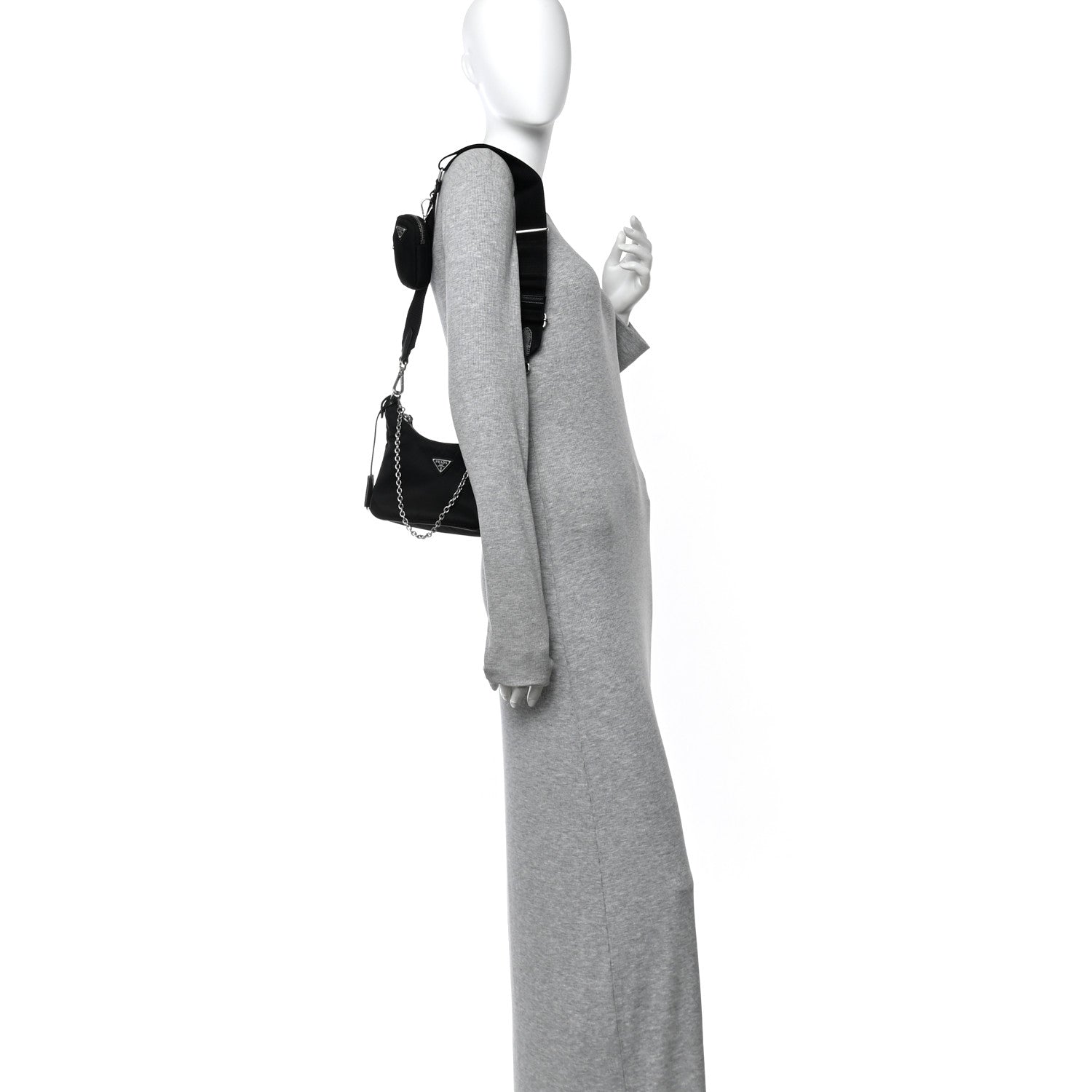 Nylon Re-Edition 2005 Shoulder Bag Black
