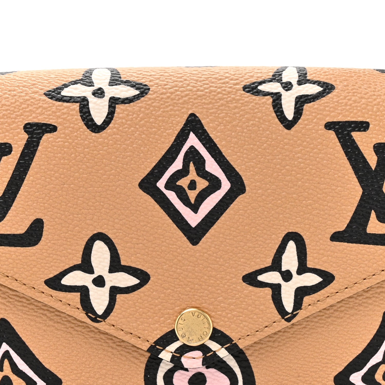 Monogram Wild At Heart Felicie Strap & Go Arizona Creme