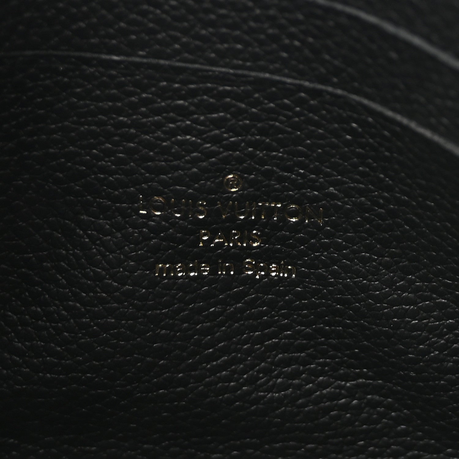 Empreinte Monogram Giant Double Zip Pochette Black Cream