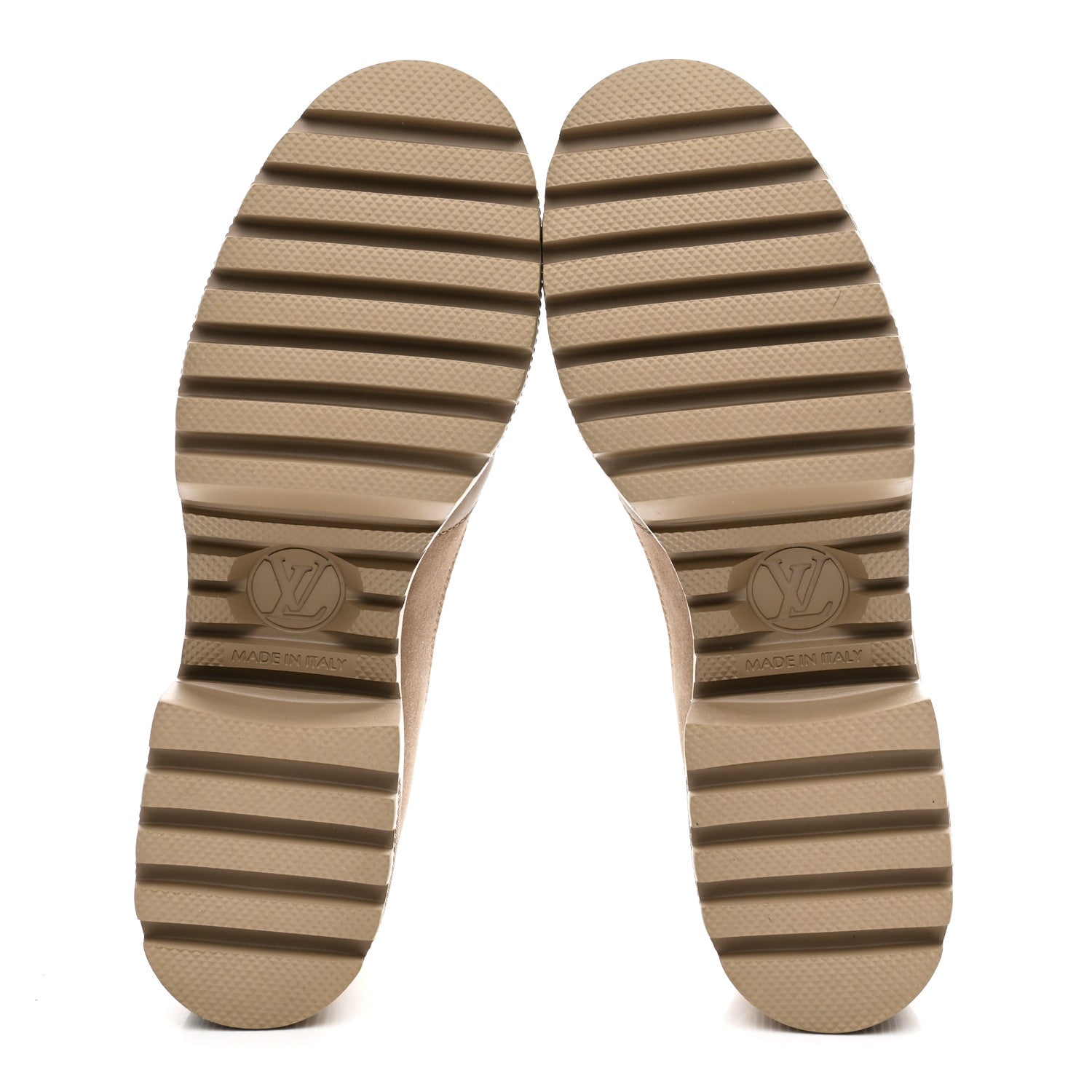 Suede Calfskin Laureate Platform Desert Boots 37 Beige